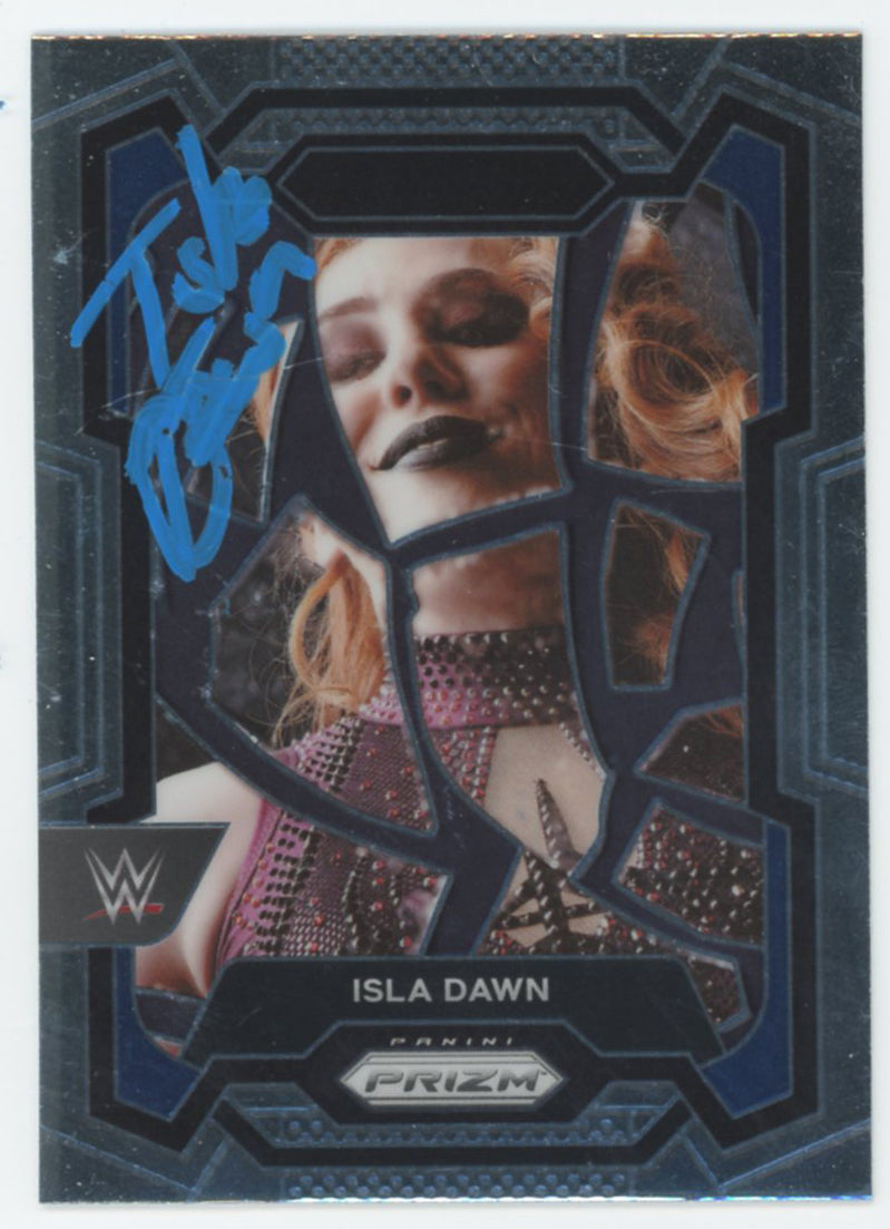 Isla Dawn WWE Authentic Signed 2024 Panini Prizm #194 Card BAS #BS86801