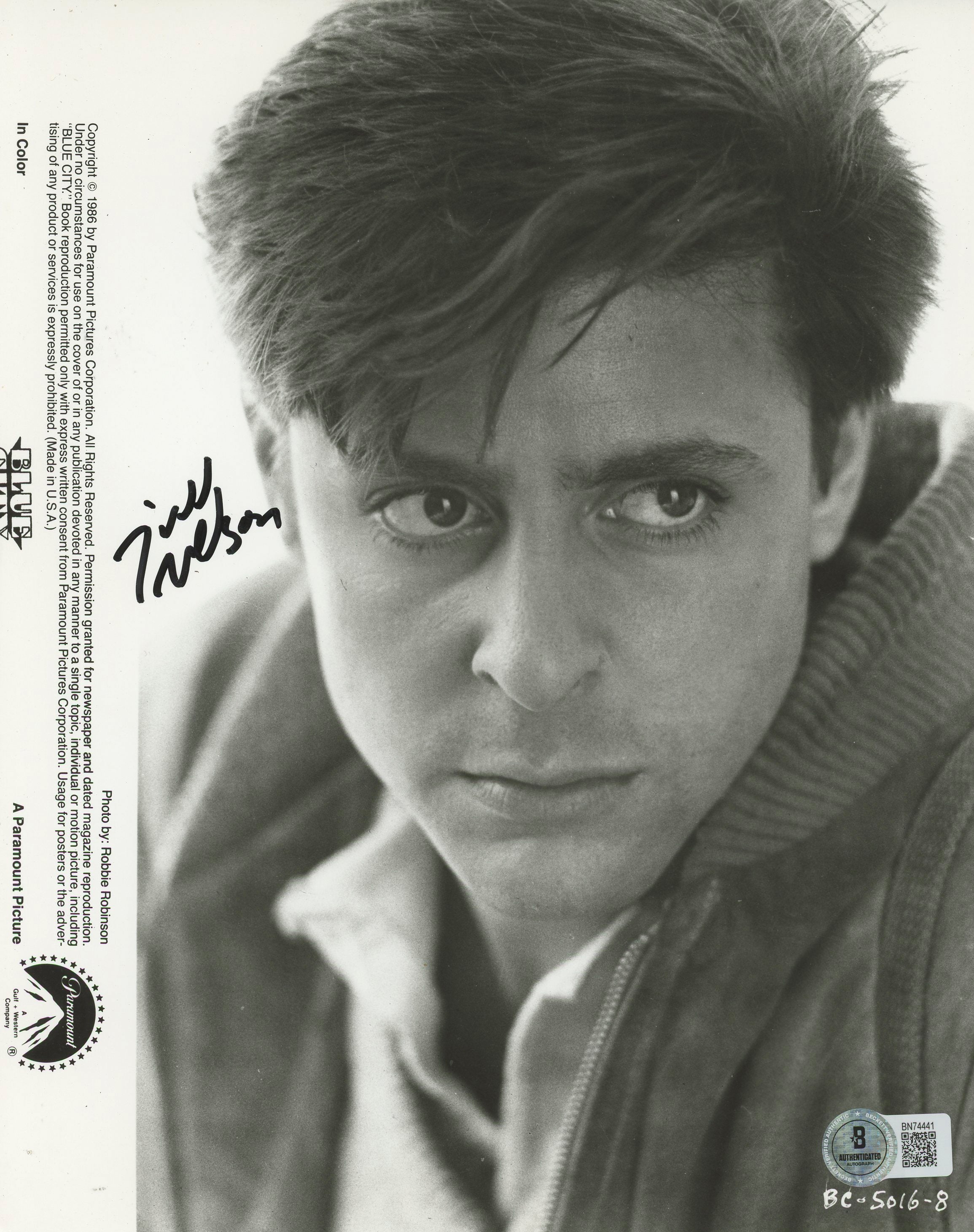 Judd Nelson The Breakfast Club Authentic Signed 8x10 Photo BAS #BN74441