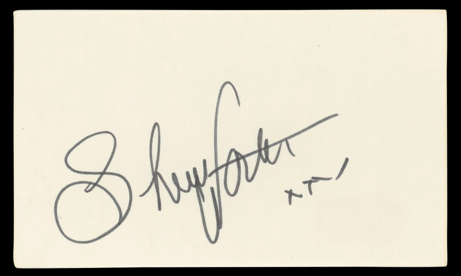 Sheree North Breakout Authentic Signed 3x5 Index Card Autographed BAS #BL98794