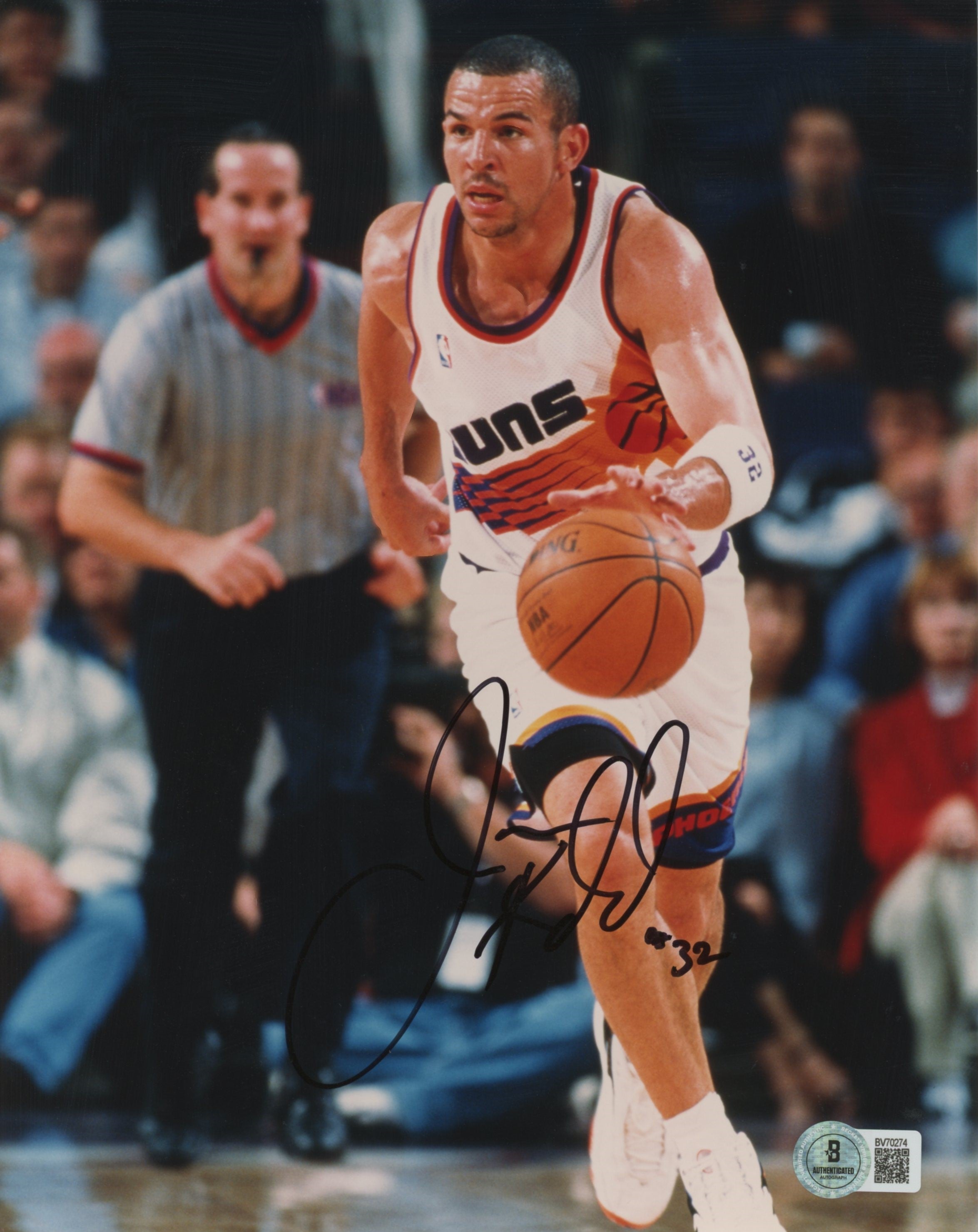 Suns Jason Kidd "#32" Authentic Signed 8x10 Photo Autographed BAS #BV70274