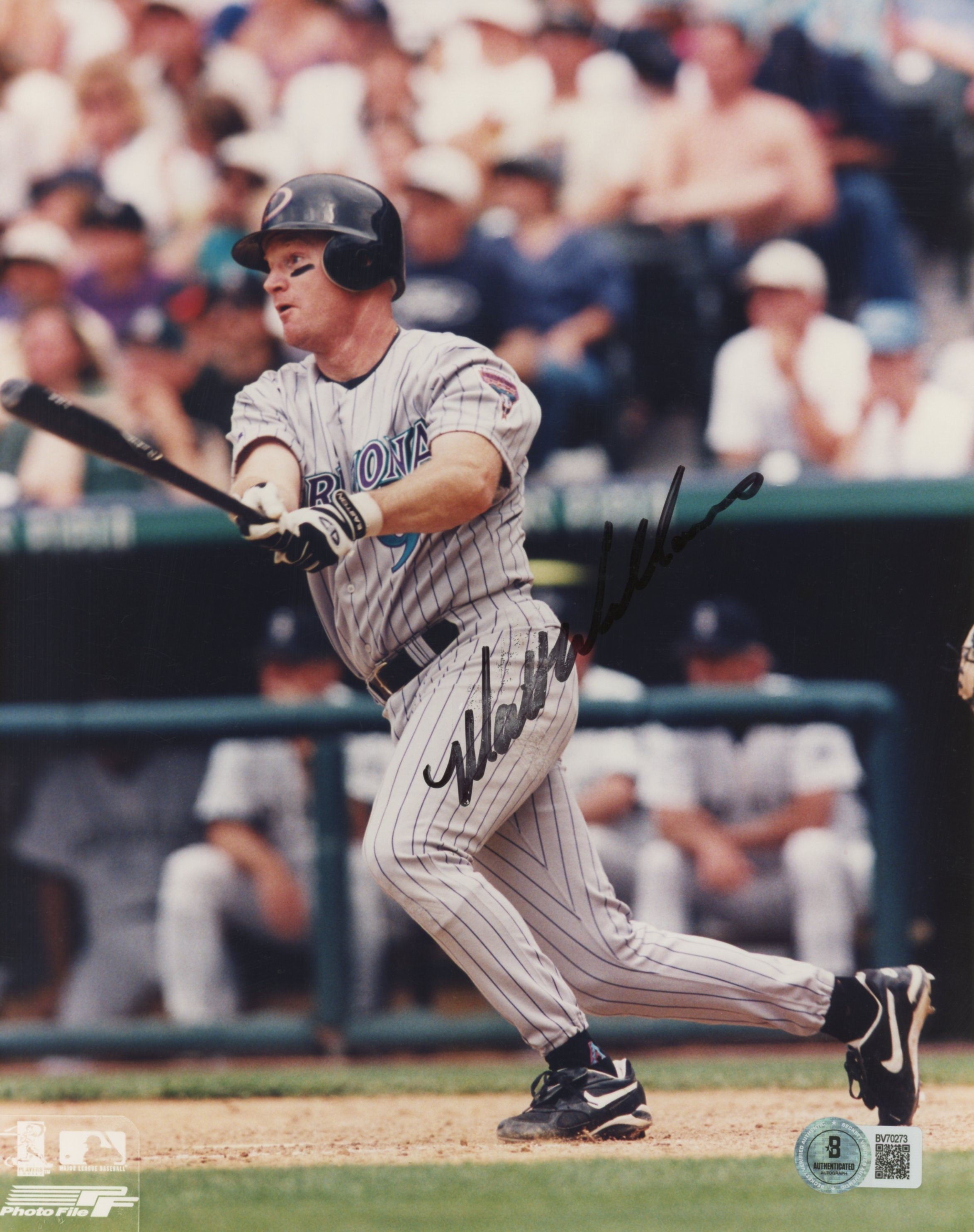 D-Backs Matt Williams Authentic Signed 8x10 Photo Autographed BAS #BV70273