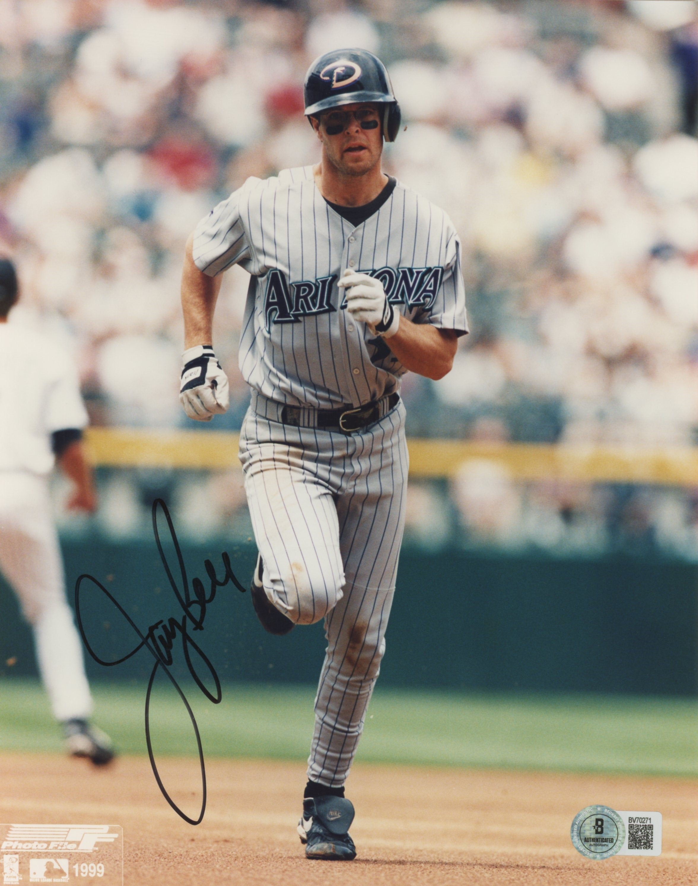 D-Backs Jay Bell Authentic Signed 8x10 Photo Autographed BAS #BV70271