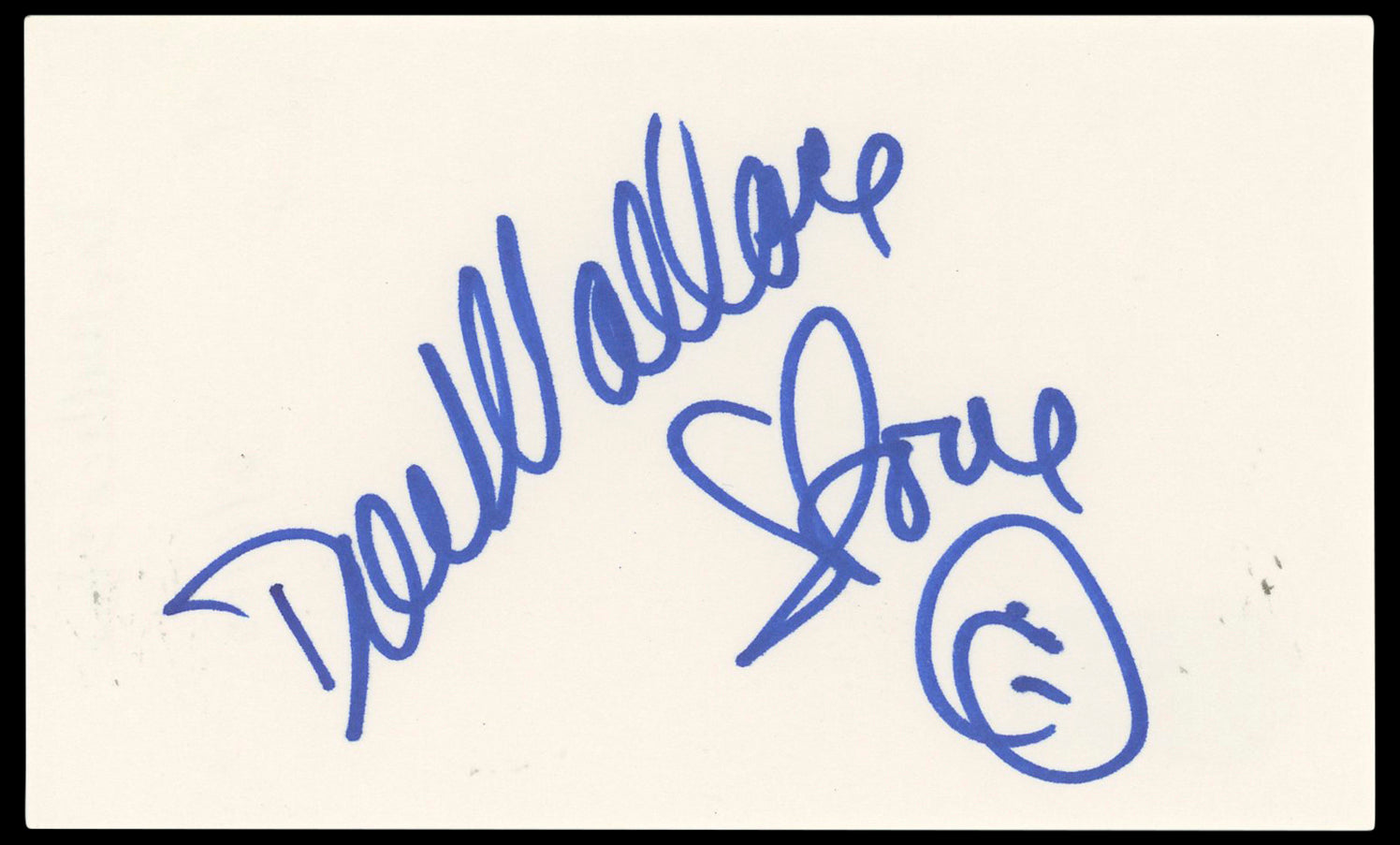 Dee Wallace Stone My Little Margie Authentic Signed 3x5 Index Card BAS #BN33264