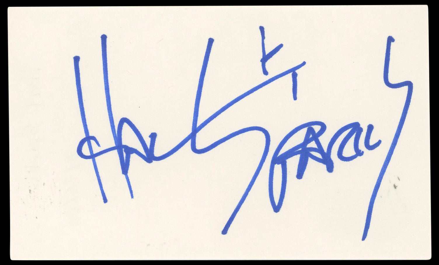 Hal Sparks Dude, Where's My Car? Authentic Signed 3x5 Index Card BAS #BN33223