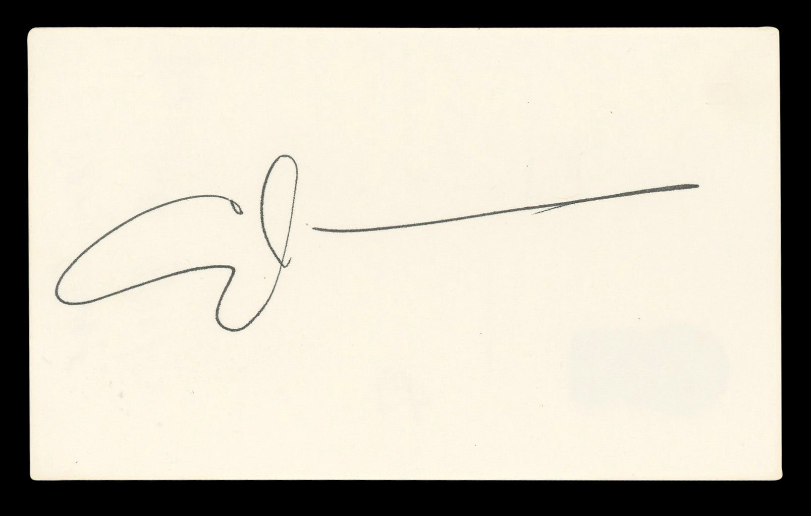 Cary Elwes The Princess Bride Authentic Signed 3x5 Index Card BAS #BL96771