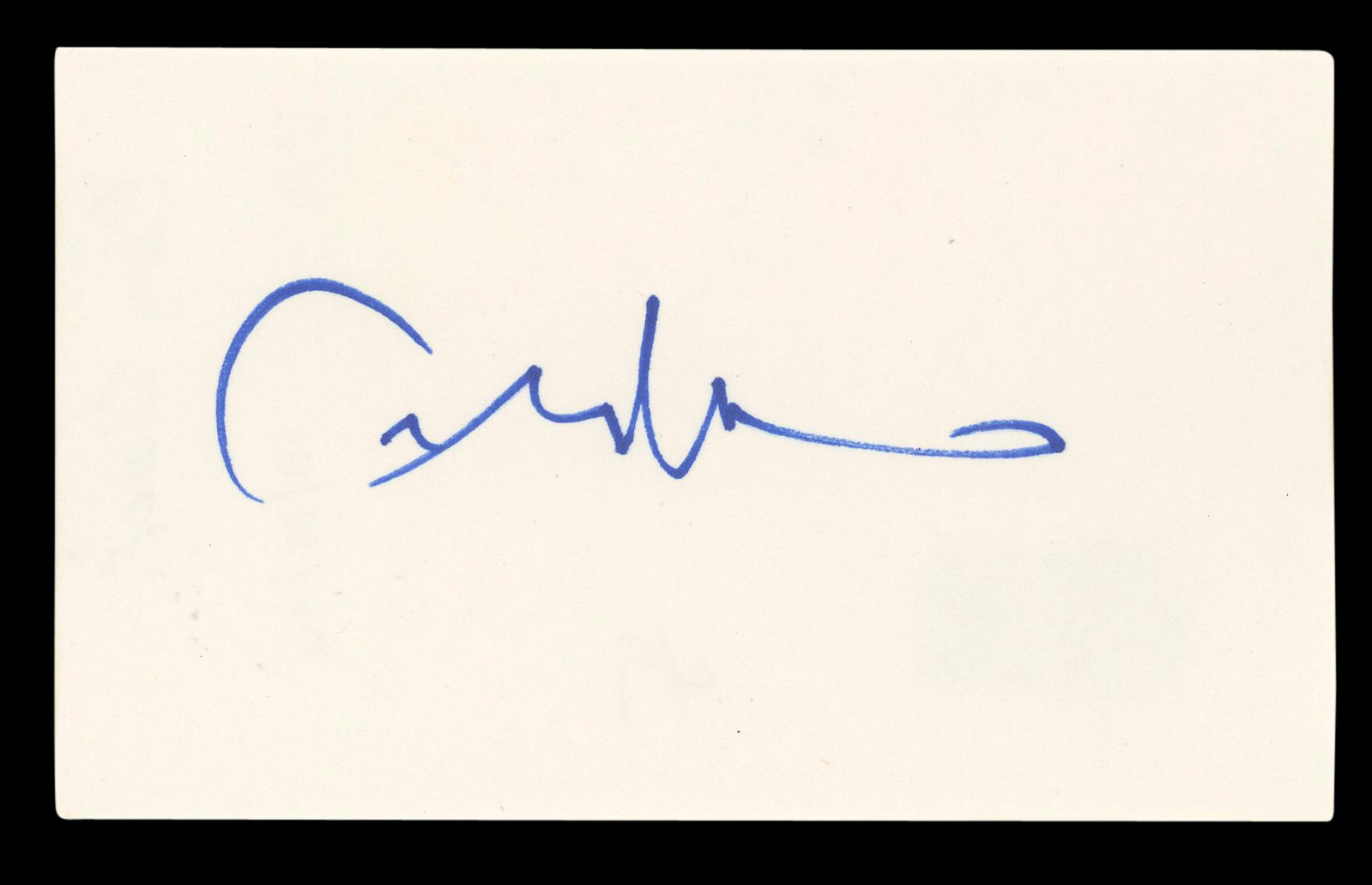 Cary Elwes The Princess Bride Authentic Signed 3x5 Index Card BAS #BL96773