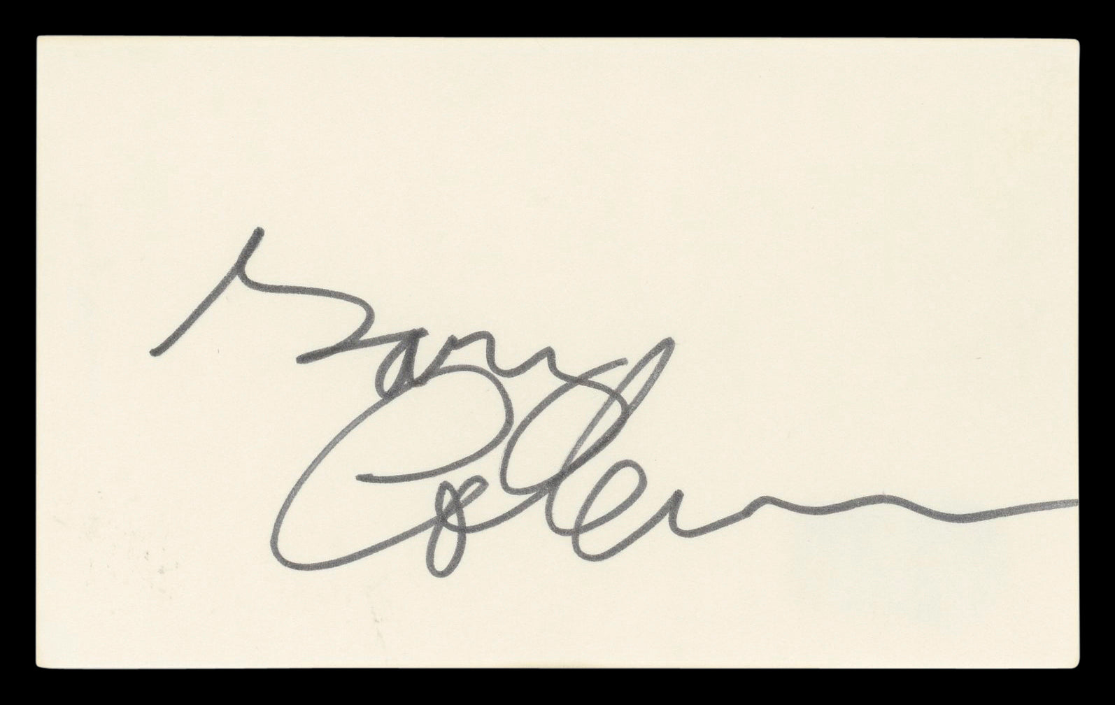 Gary Coleman Diff'rent Strokes Authentic Signed 3x5 Index Card BAS #BL98773