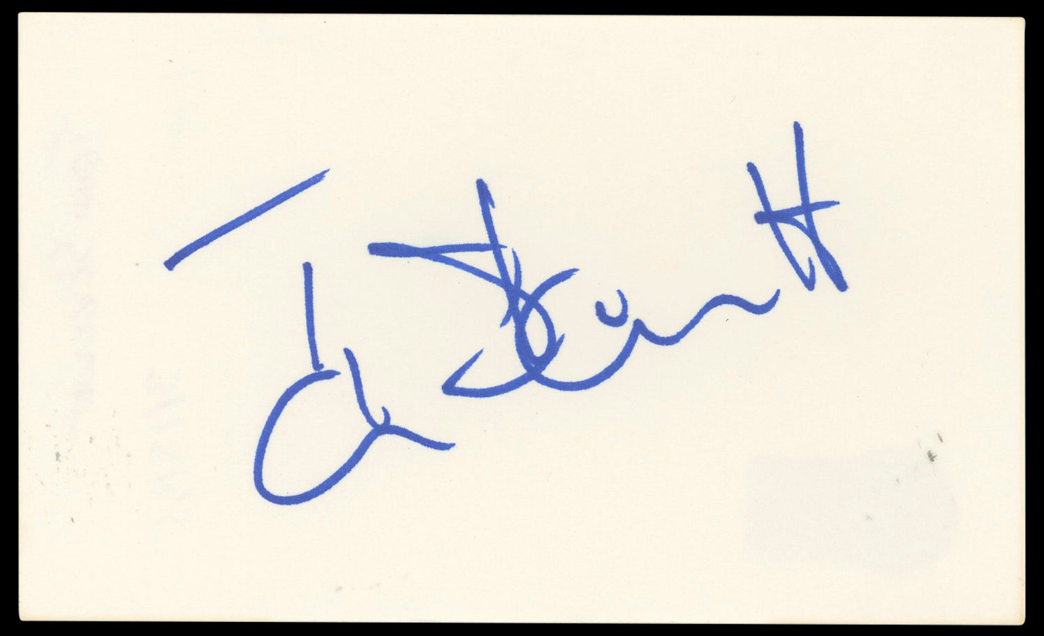 Tom Skerritt Top Gun Authentic Signed 3x5 Index Card Autographed BAS #BN33230