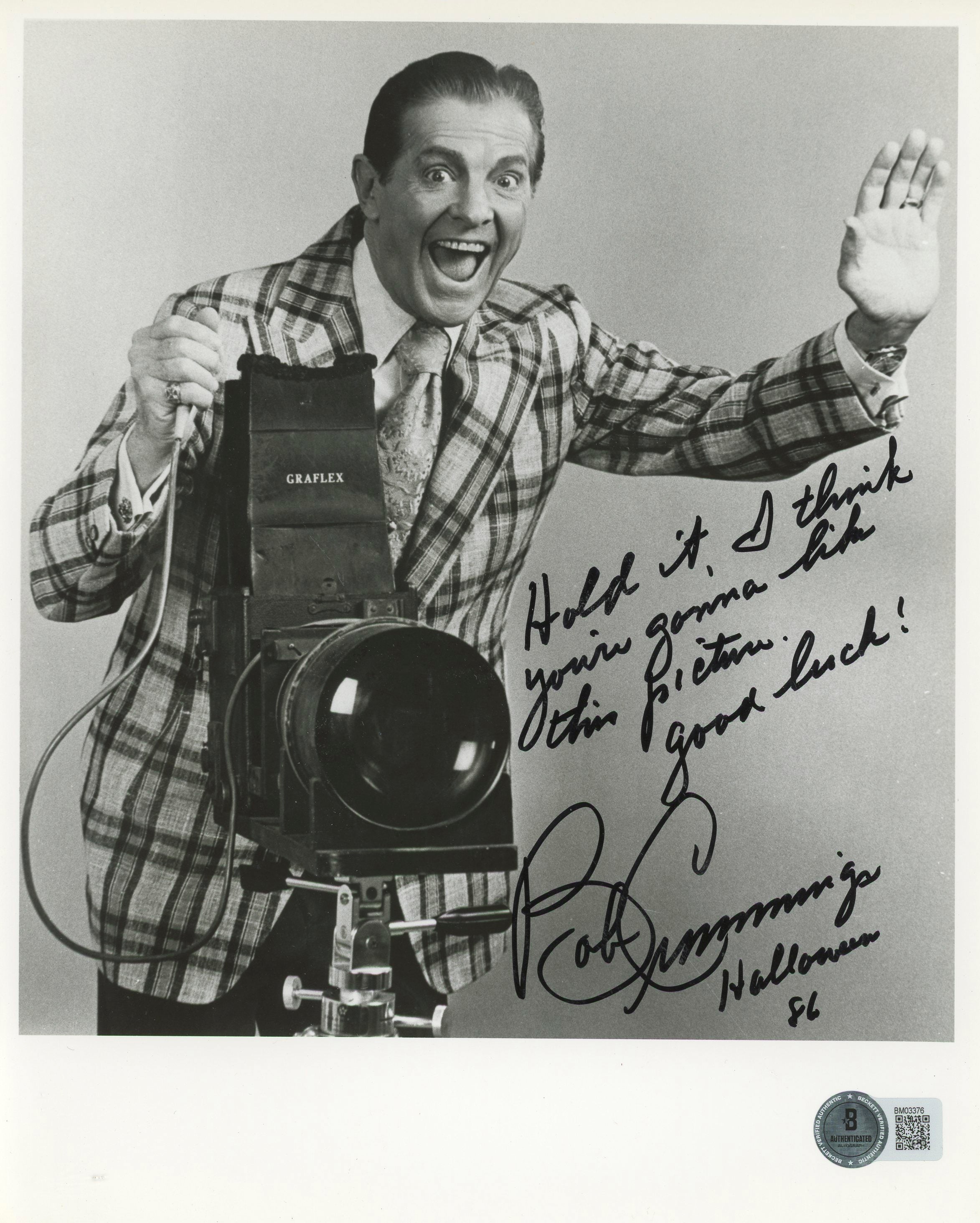 Robert Cummings Dial M for Murder "Hold It" Signed 8x10 Photo BAS #BM03376