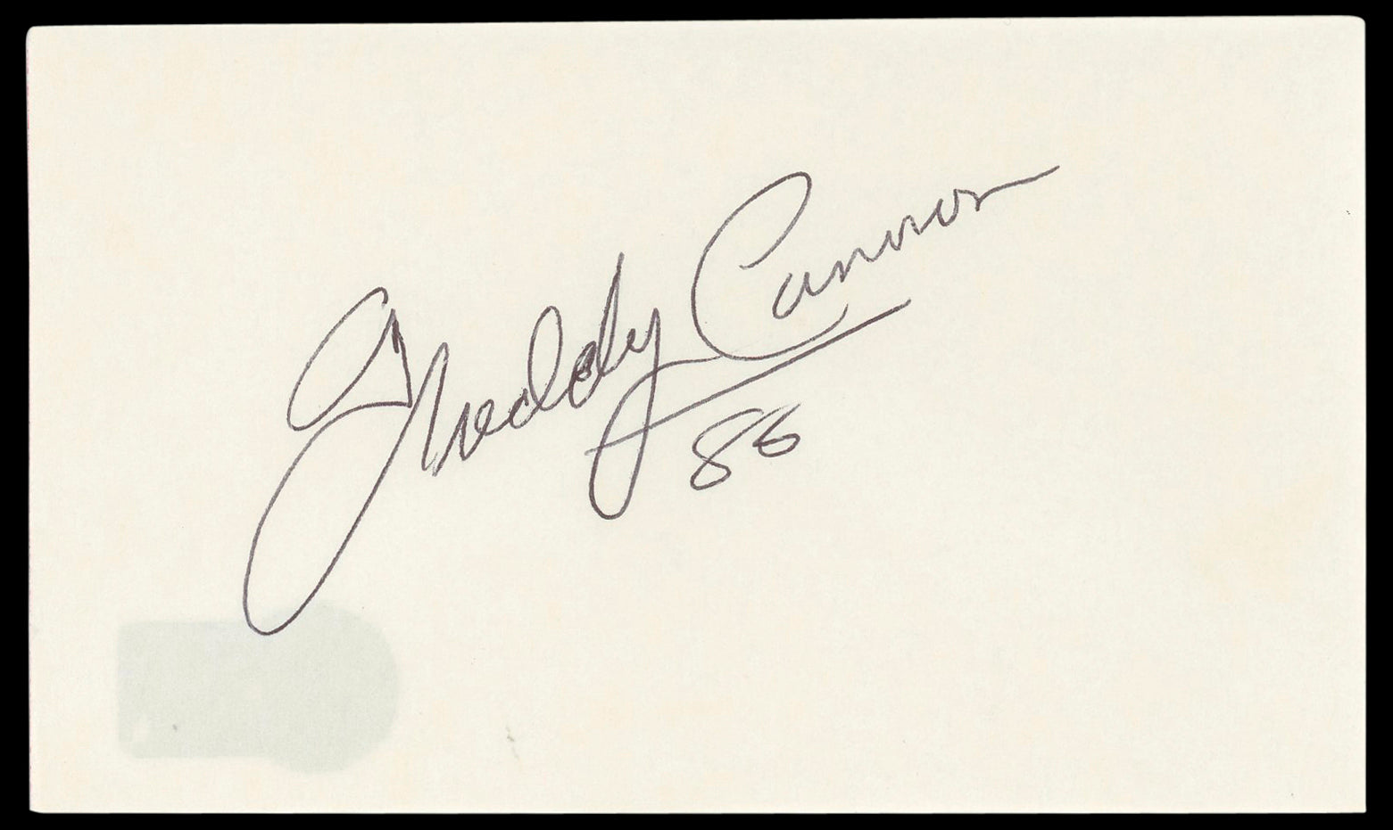 Freddy Cannon Musician Authentic Signed 3x5 Index Card Autographed BAS #BM57154