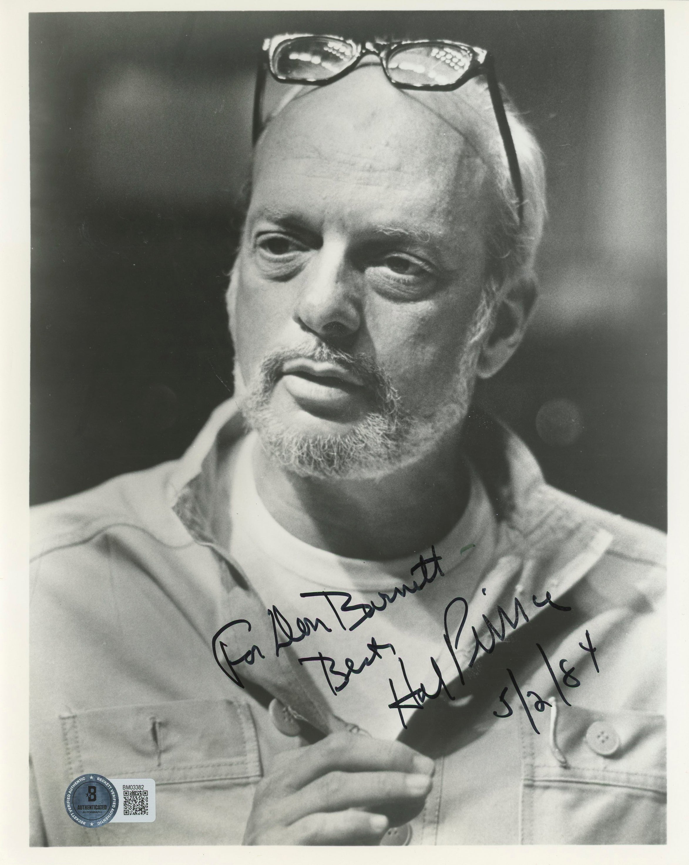 Harold Prince West Side Story "For Allen" Signed 8x10 Photo BAS #BM03382