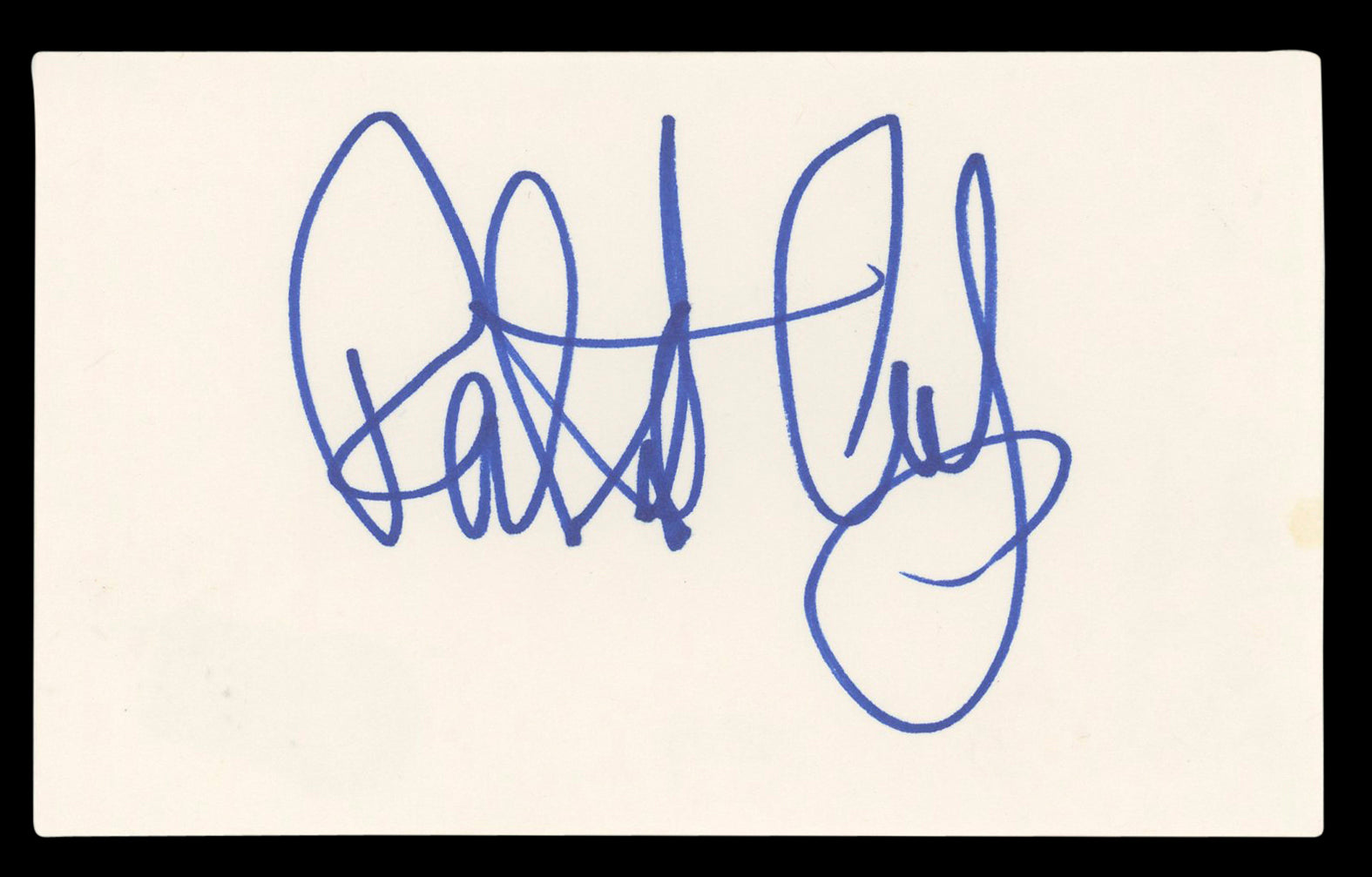 Robert Culp I Spy Authentic Signed 3x5 Index Card Autographed BAS #BL96788