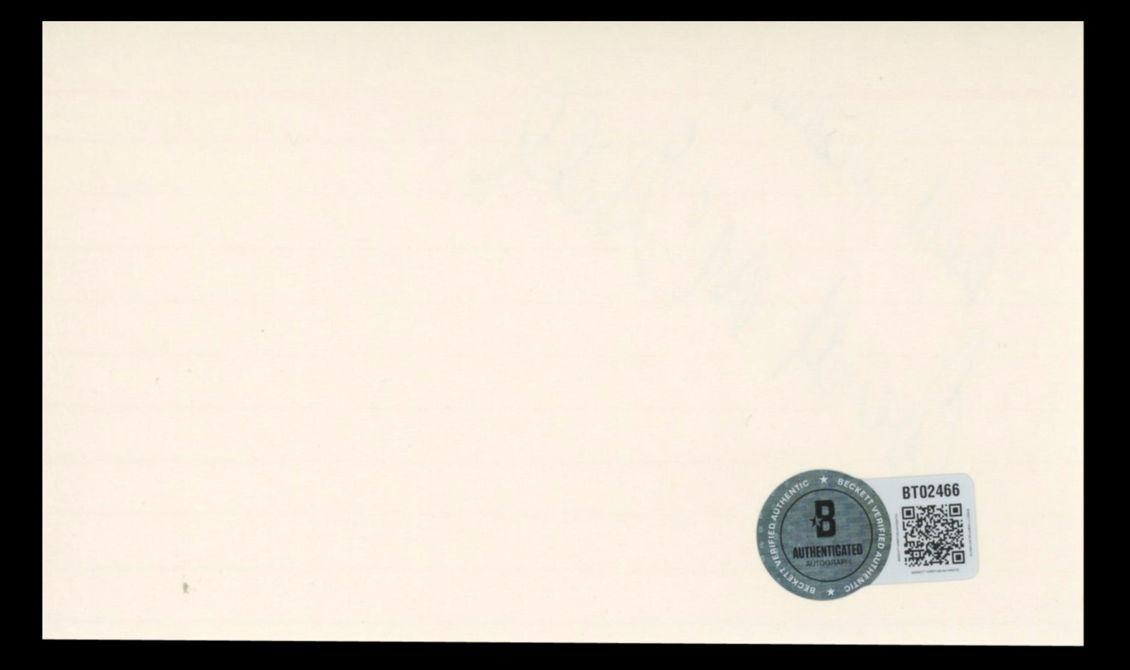Everett McGill Dune Best Wishes Authentic Signed 3x5 Index Card BAS #BT02466