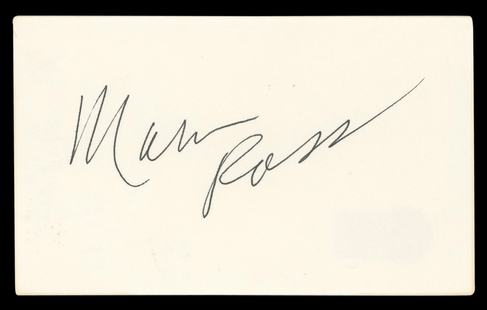 Marion Ross Happy Days Authentic Signed 3x5 Index Card Autographed BAS #BL96348