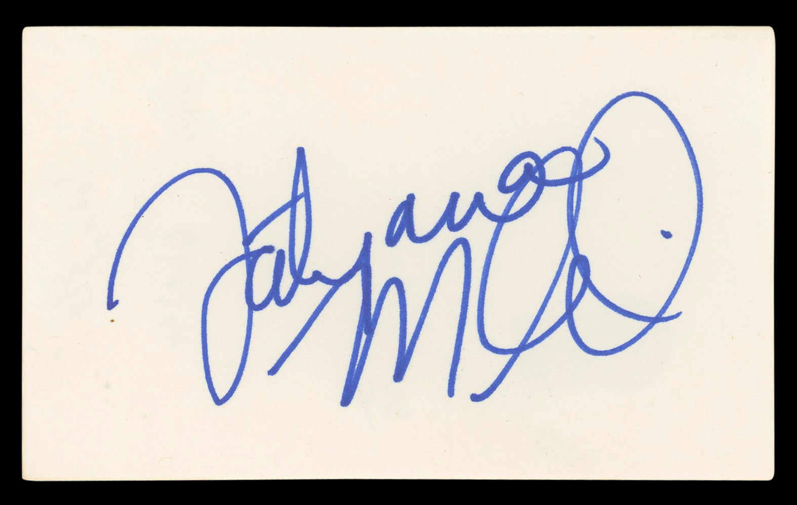 Tatyana Ali Fresh Prince of Bel-Air Authentic Signed 3x5 Index Card BAS #BL96801