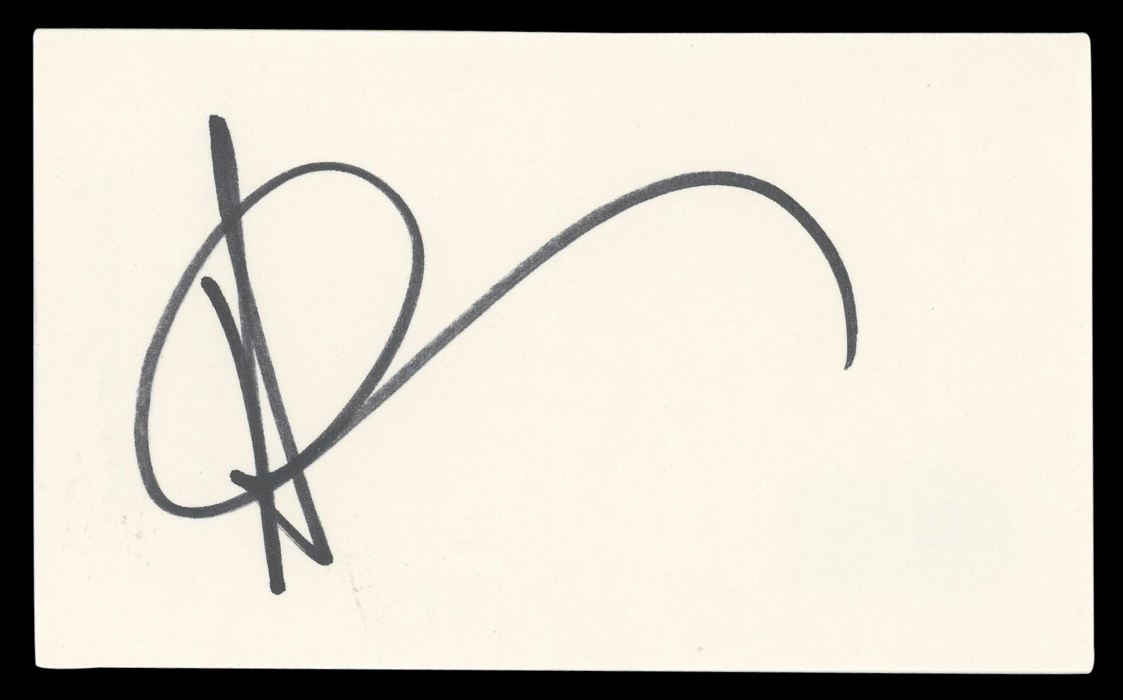 Andy Garcia The Untouchables Authentic Signed 3x5 Index Card BAS #BL96359