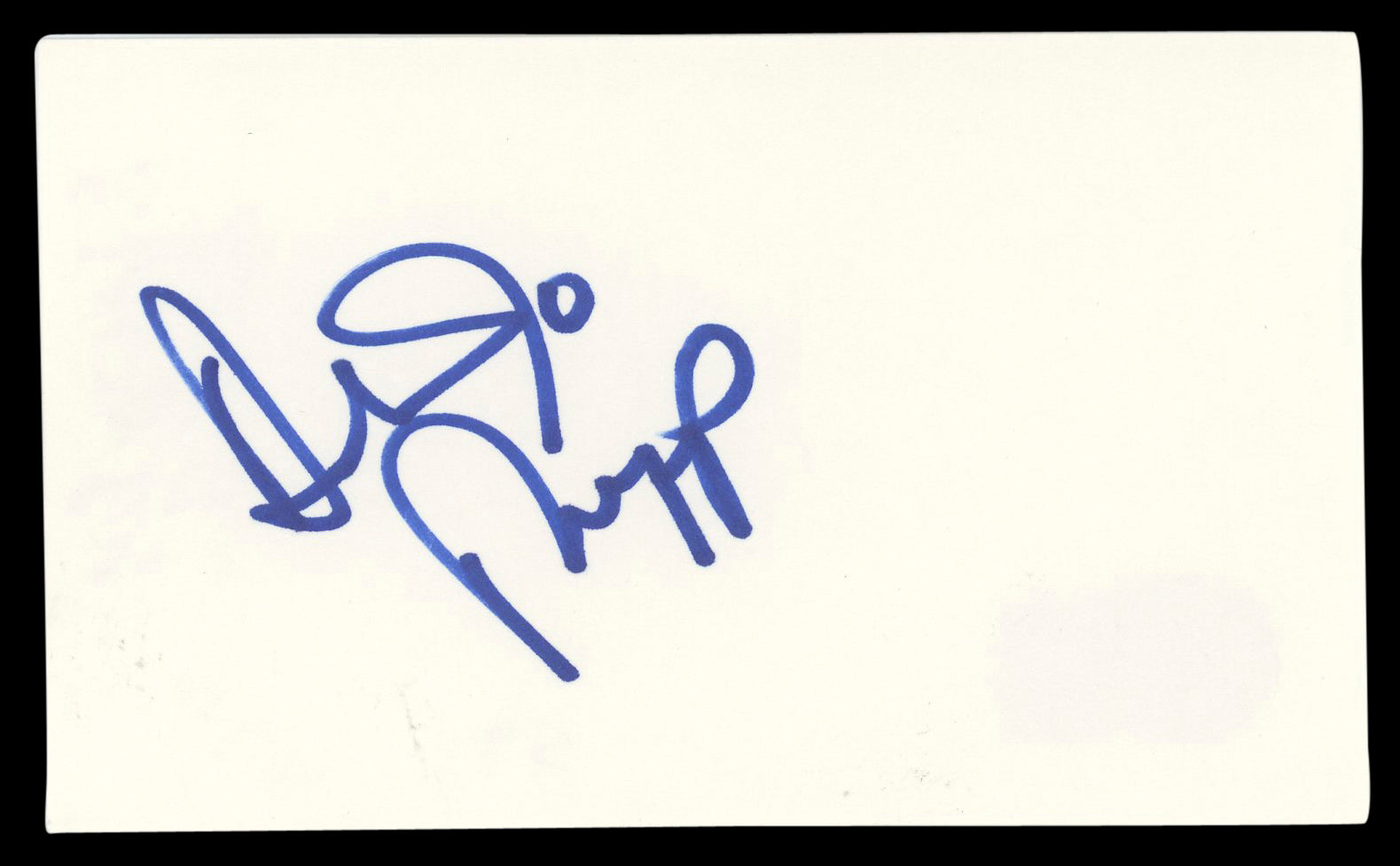 Debra Jo Rupp That 70's Show Authentic Signed 3x5 Index Card BAS #BL96361