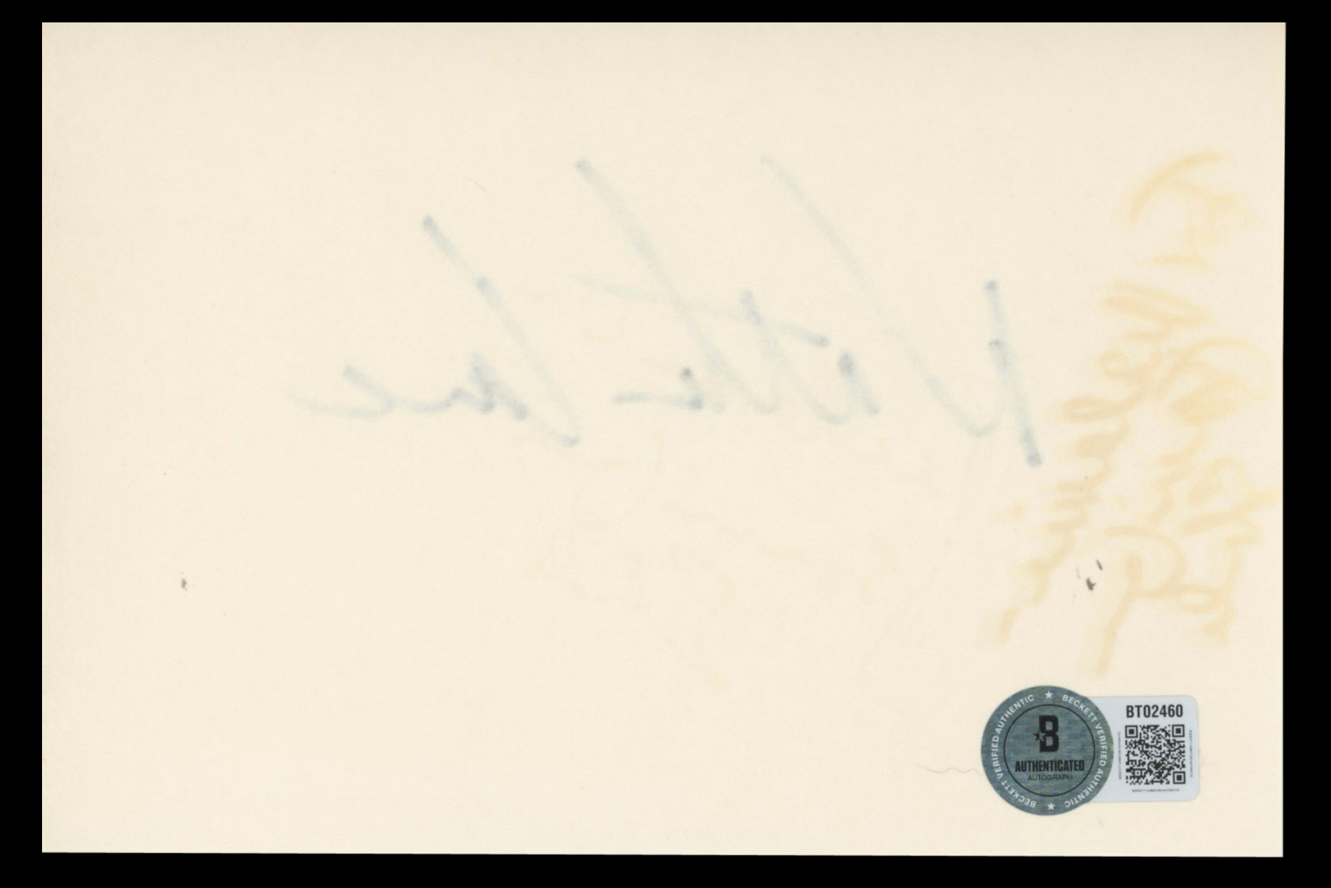 Nathan Lane The Lion King Authentic Signed 4x6 Index Card BAS #BT02460