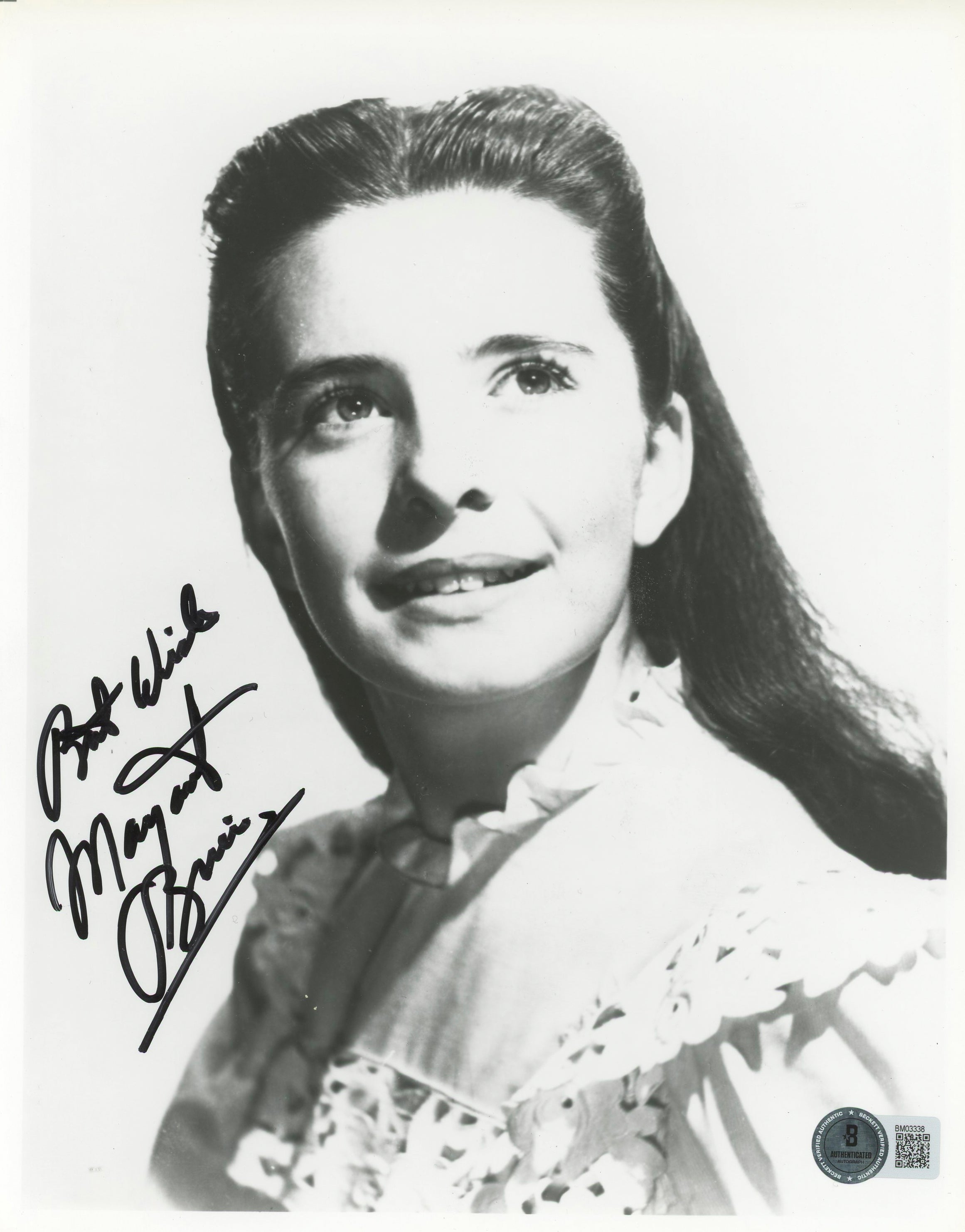 Margaret O'Brien The Secret Garden "Best Wishes" Signed 8x10 Photo BAS #BM03338