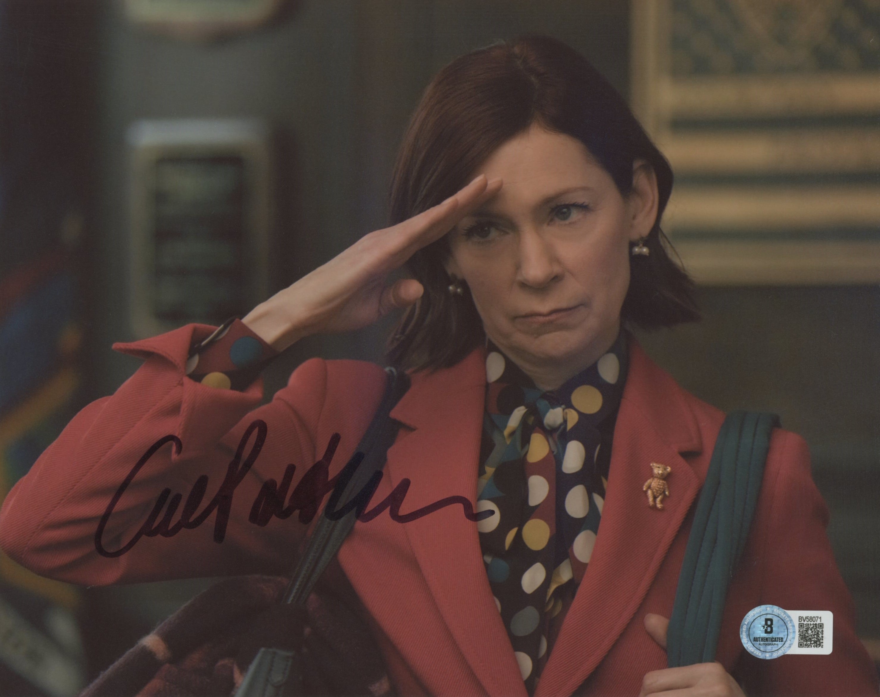Carrie Preston Elsbeth Authentic Signed 8x10 Photo Autographed BAS #BV58071