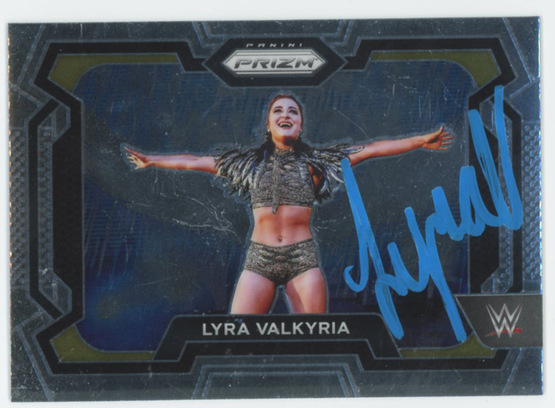 Lyra Valkyria WWE Authentic Signed 2024 Panini Prizm #63 Card BAS #BS86720
