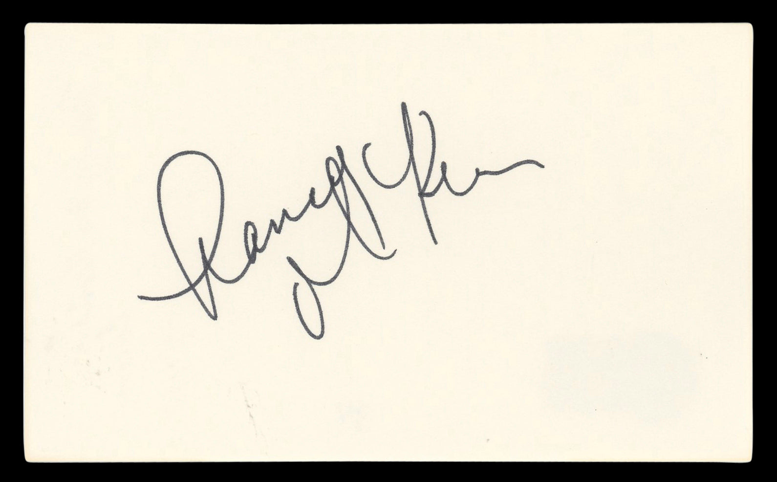 Nancy McKeon The Facts of Life Authentic Signed 3x5 Index Card BAS #BL96377