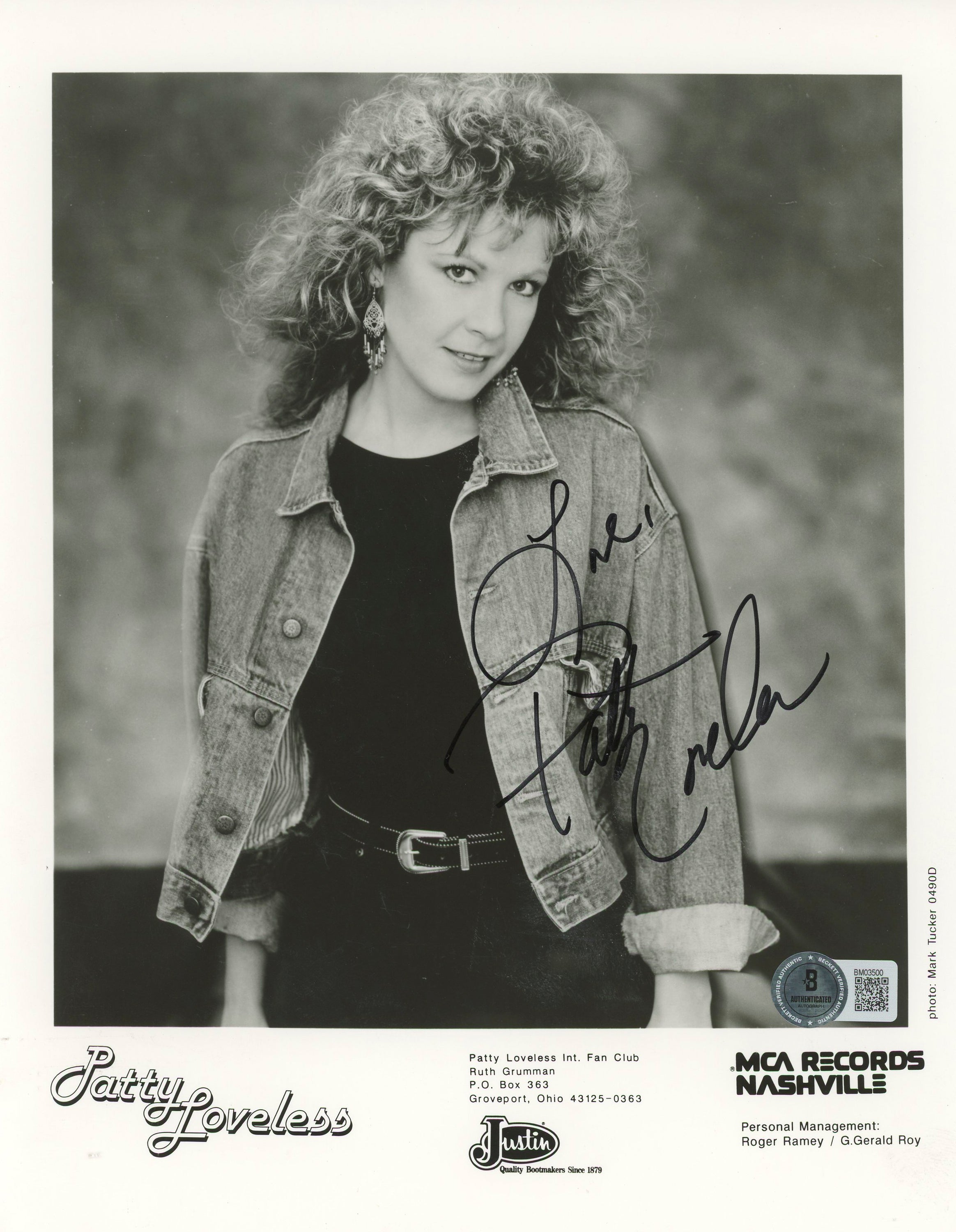 Patty Loveless Singer Authentic Signed 8x10 Photo Autographed BAS #BM03500