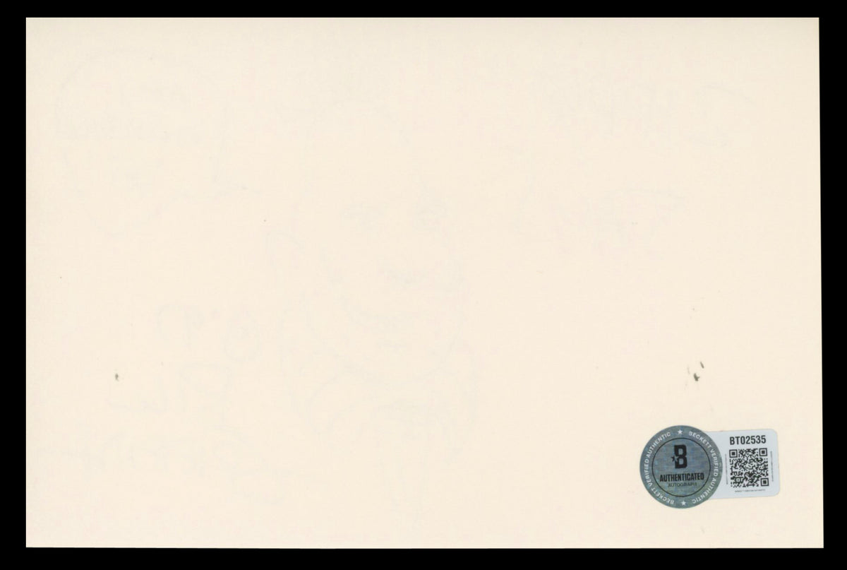 Bill Griffith "I collectible yet?" Sketch Signed 4x6 Index Card BAS #BT02535