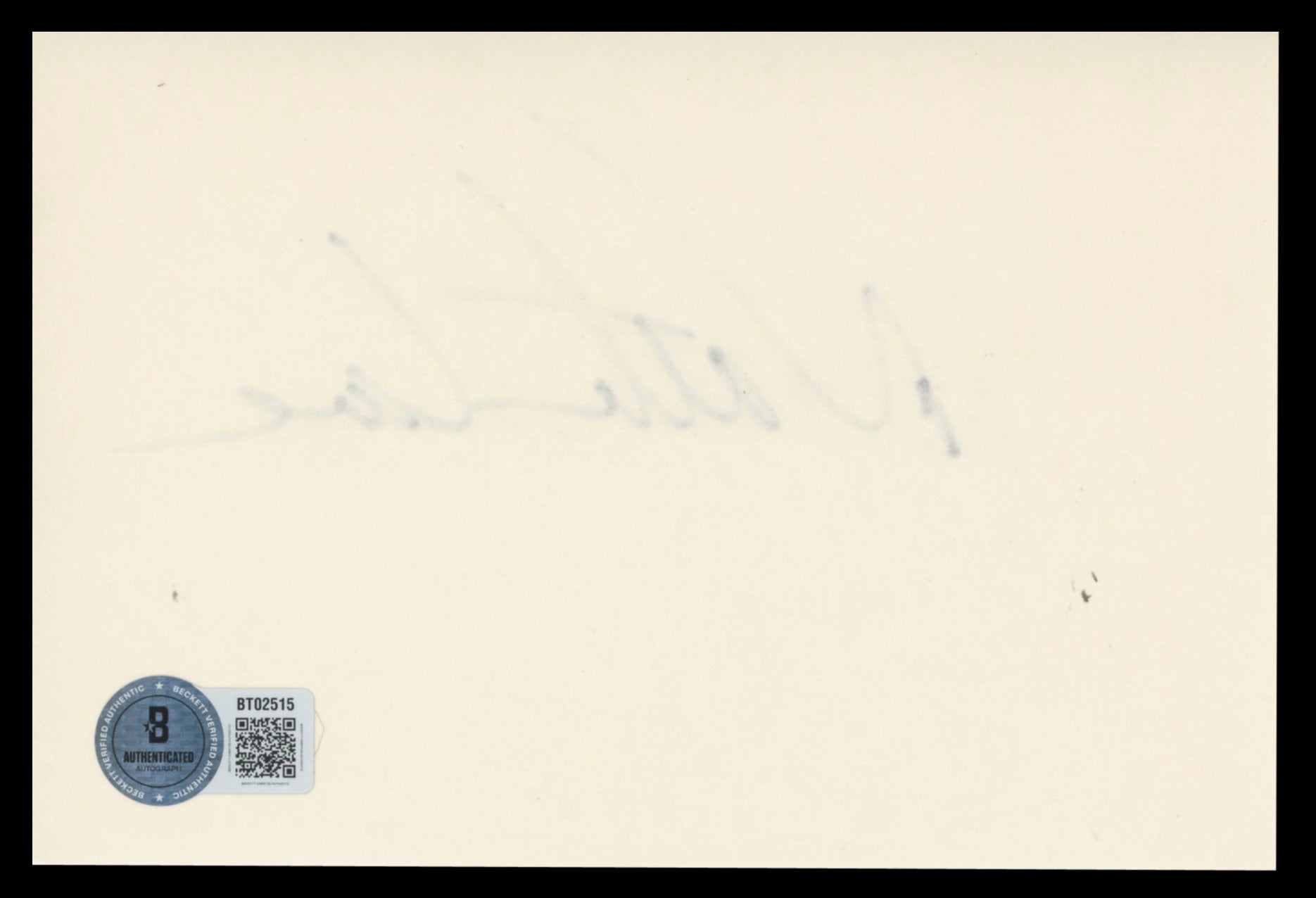 Nathan Lane The Lion King Authentic Signed 4x6 Index Card BAS #BT02515