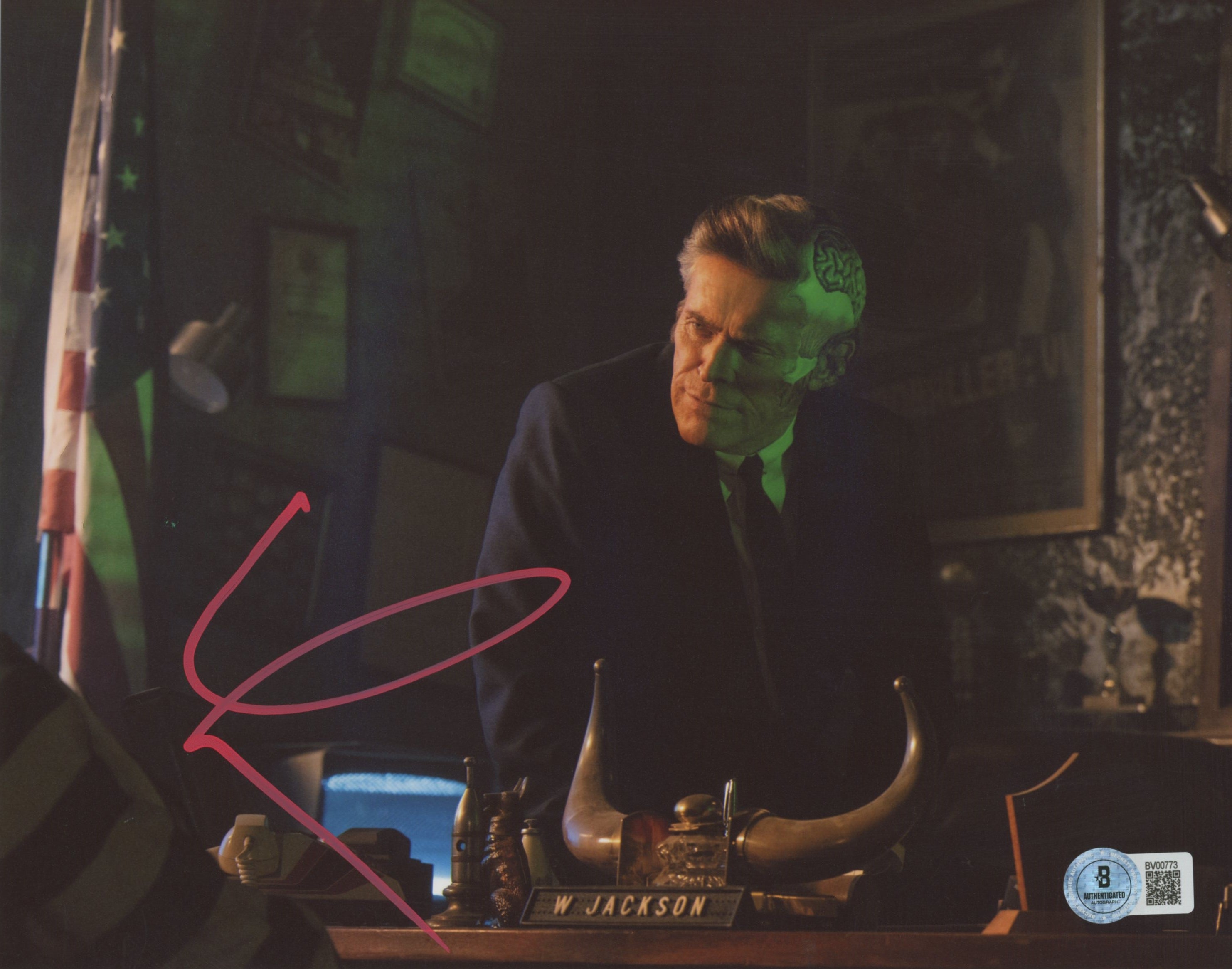 Willem Dafoe Beetlejuice 2 Authentic Signed 8x10 Photo BAS #BV00773