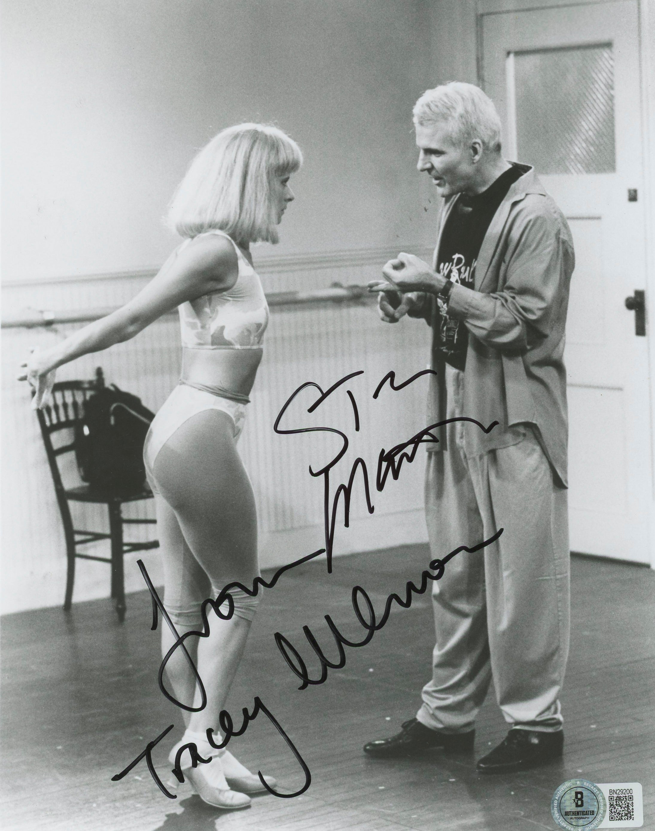 Tracey Ullman & Steve Martin Authentic Signed 8x10 Photo BAS #BN29200