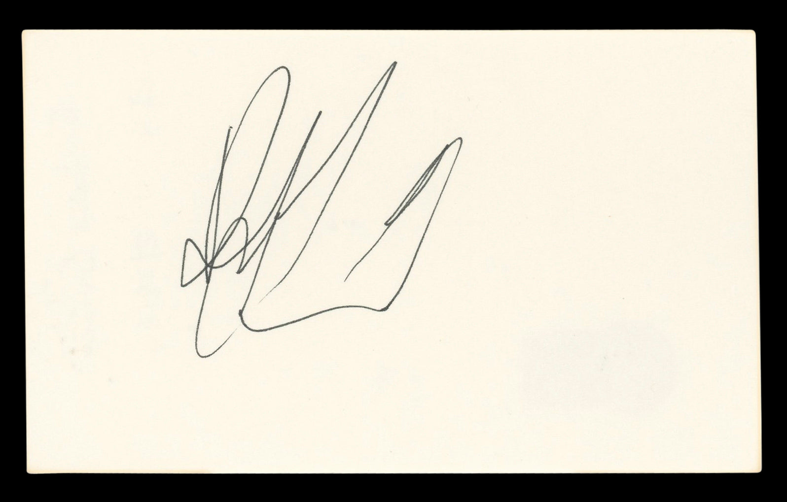 Richard Grieco If Looks Could Kill Authentic Signed 3x5 Index Card BAS #BL96849