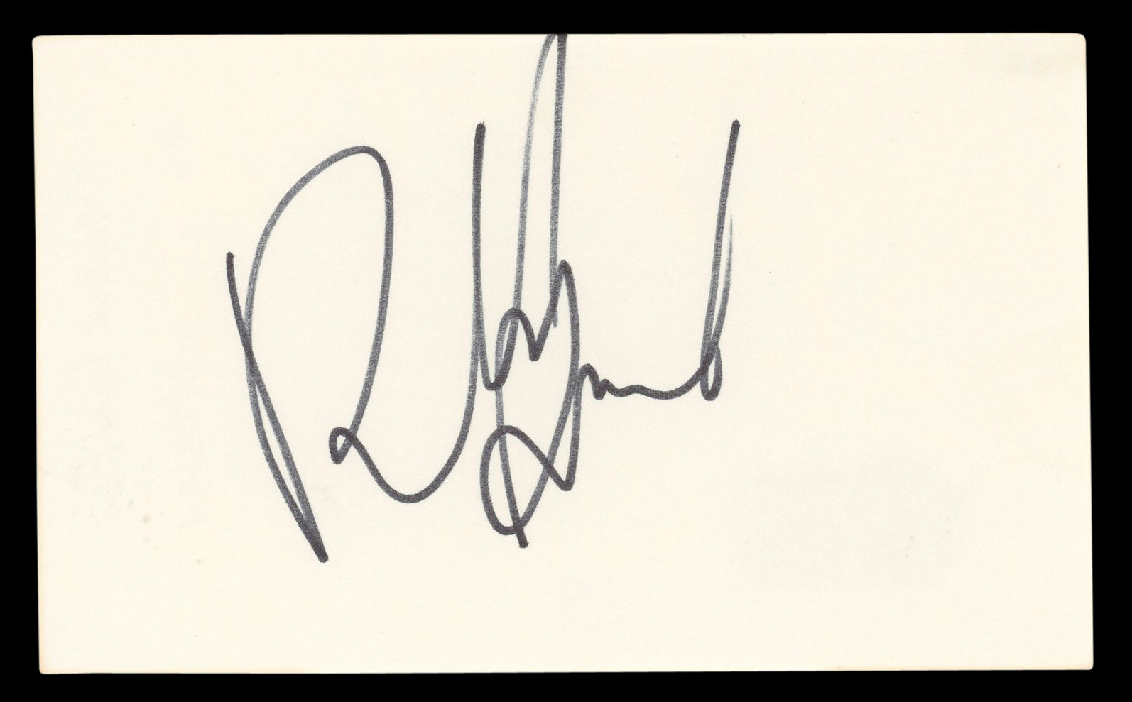 Richard Grieco If Looks Could Kill Authentic Signed 3x5 Index Card BAS #BL96850