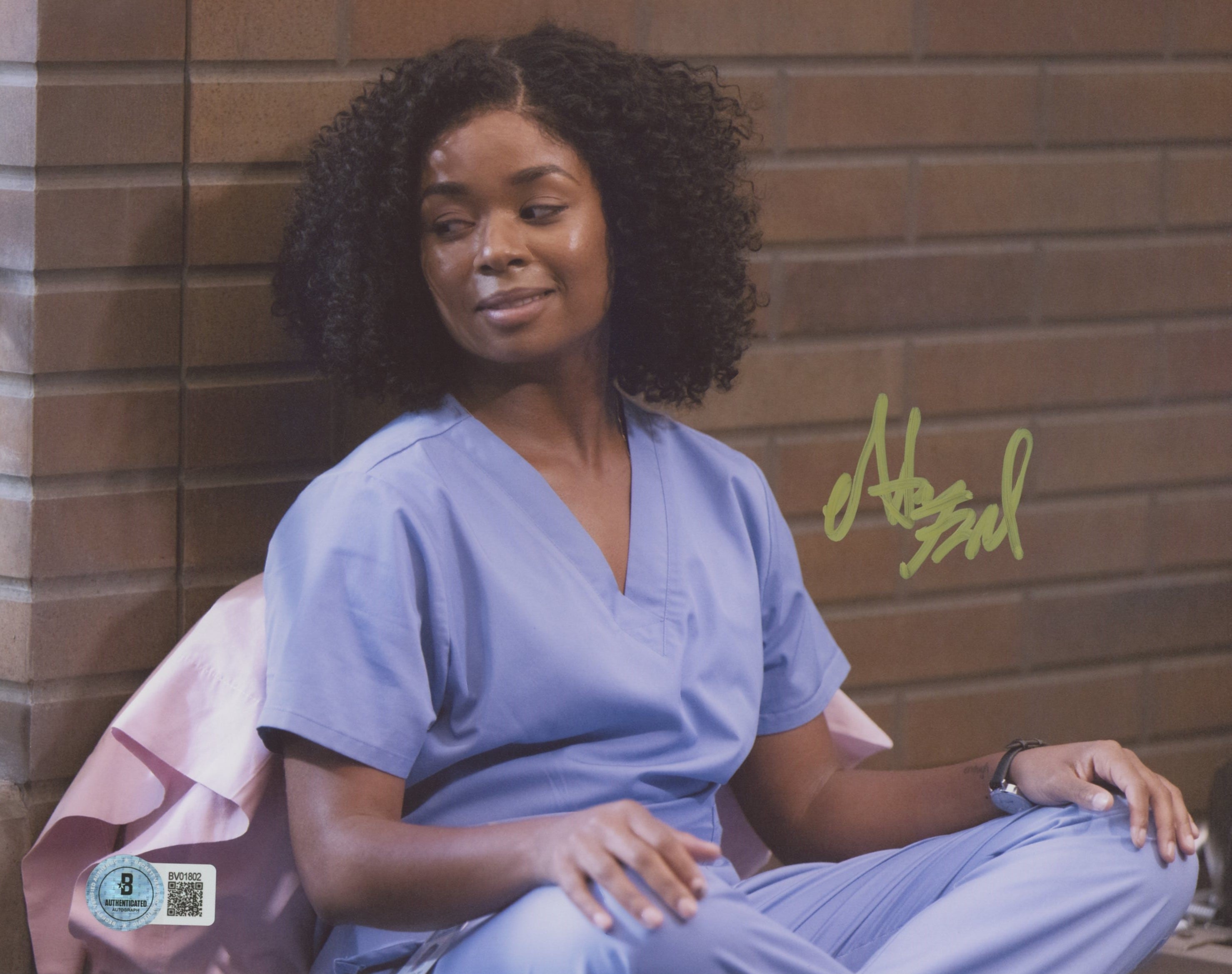 Alexis Floyd Grey's Anatomy Authentic Signed 8x10 Photo Autographed BAS #BV01802