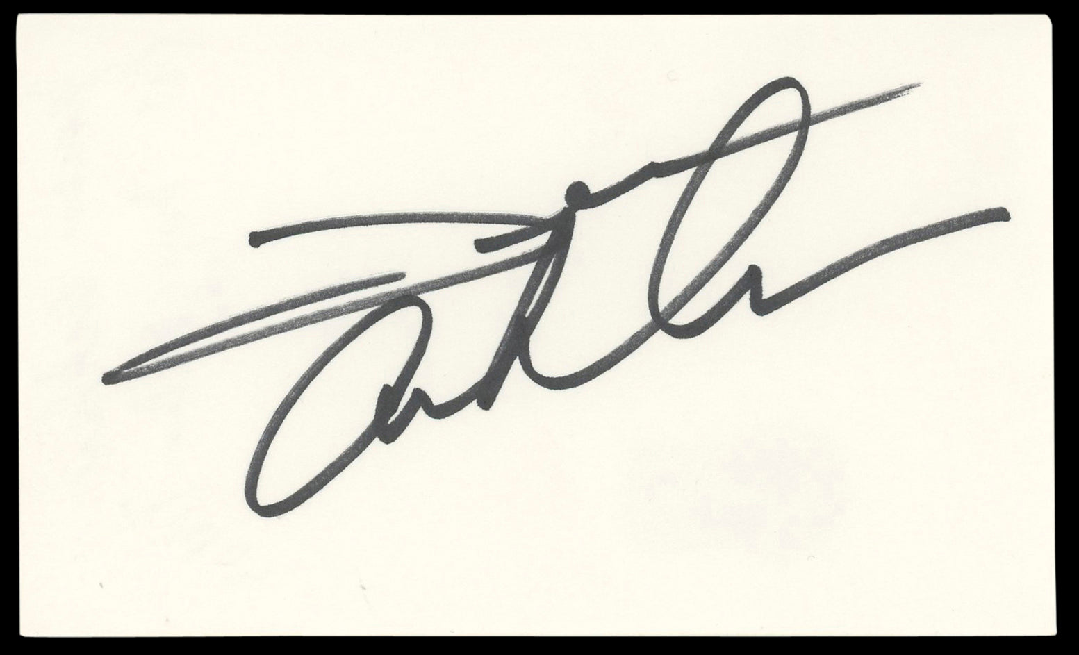 Jensen Ackles The Boys Authentic Signed 3x5 Index Card Autographed BAS #AD70393