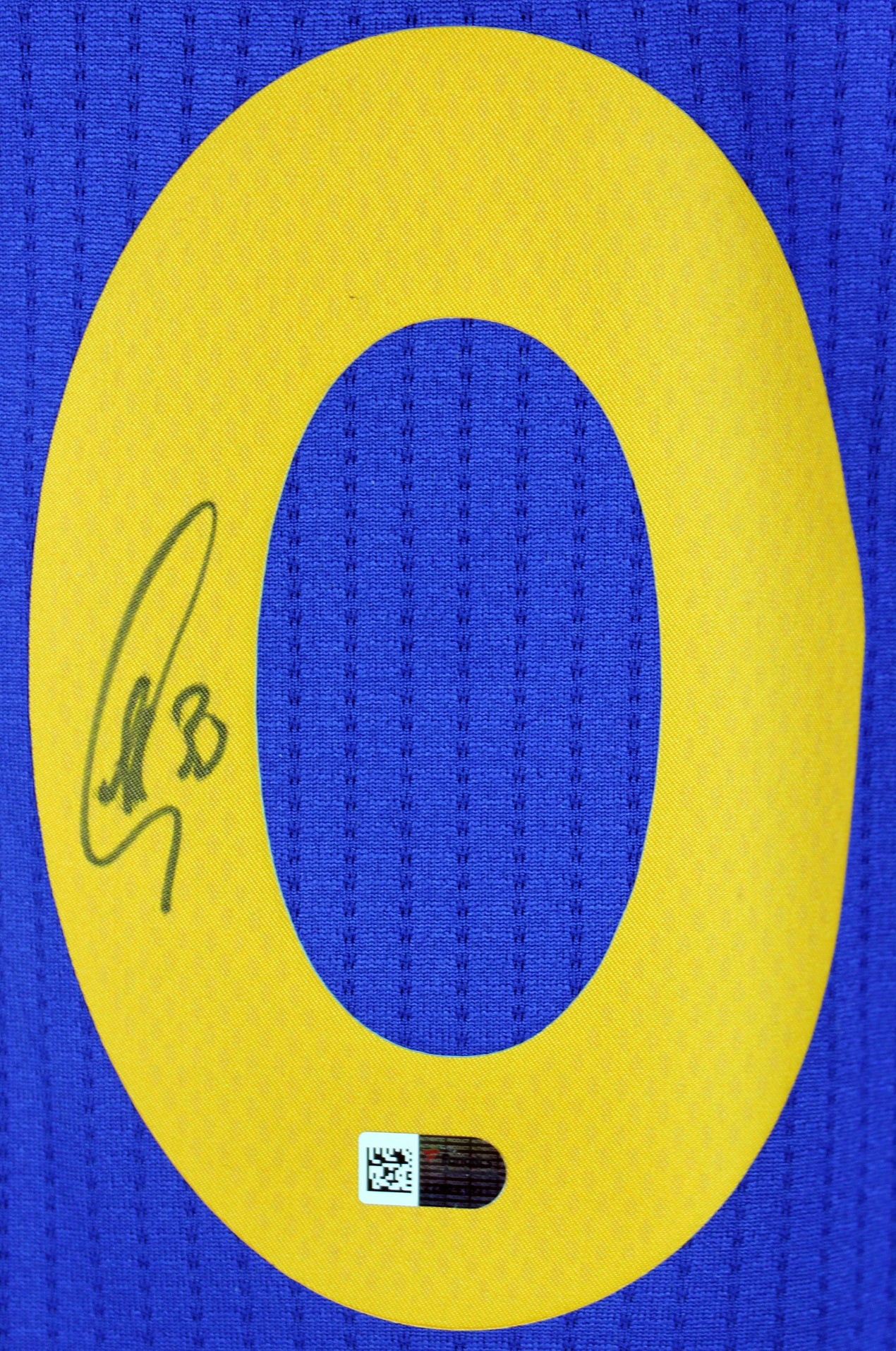Warriors Stephen Curry Signed Adidas Swingman Blue Jersey Fanatics #ZZ0041537