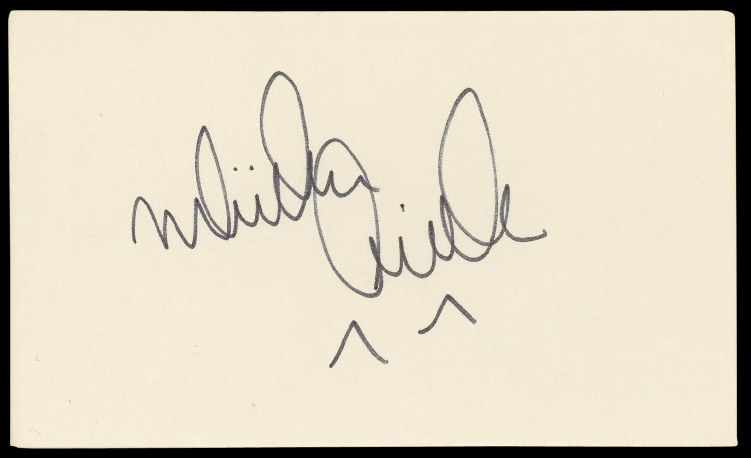 Mädchen Amick Twin Peaks Signed 3x5 Index Card Autographed BAS #AD70385