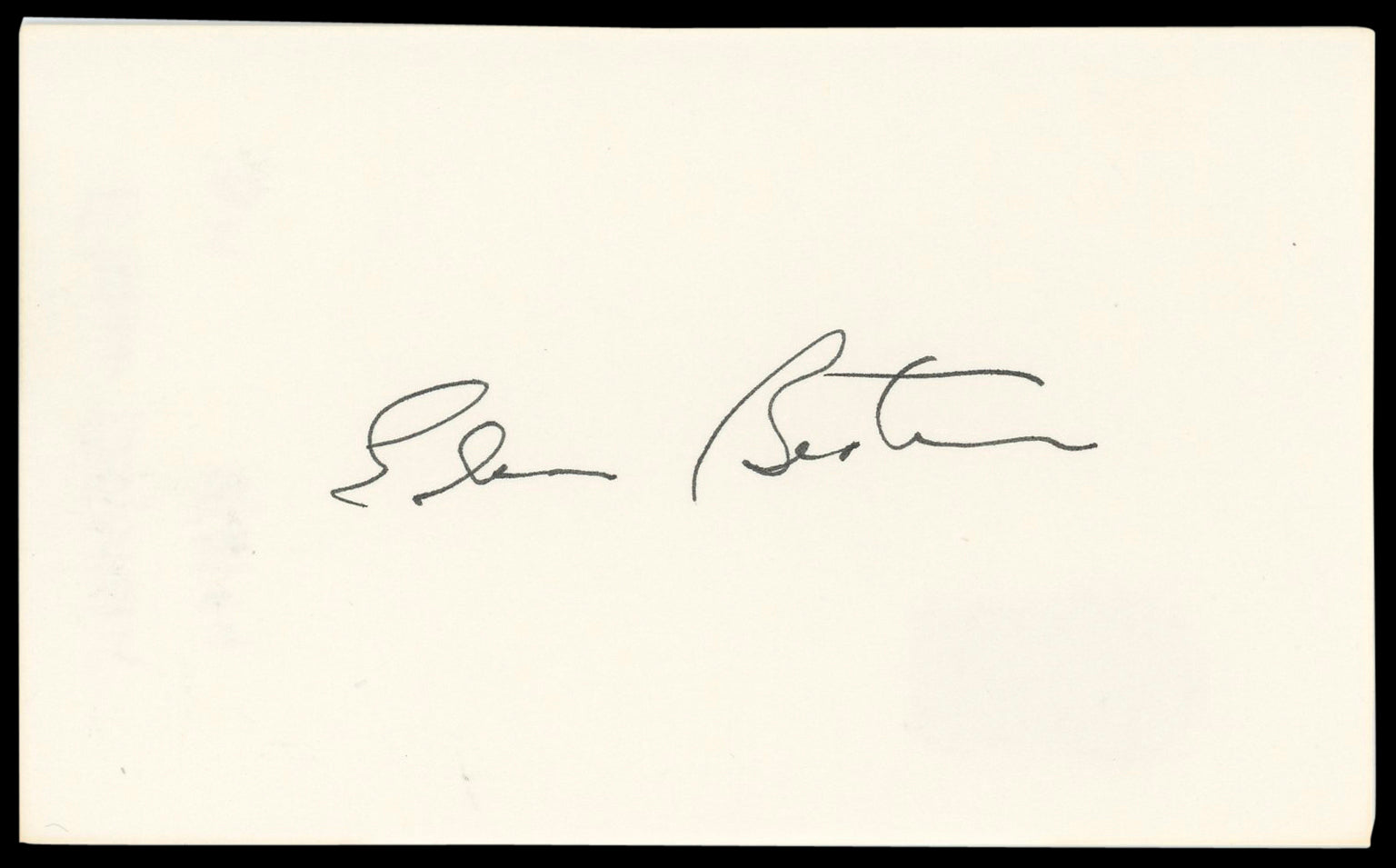 Elmer Bernstein The Magnificent Seven Signed 3x5 Index Card BAS #AD70384