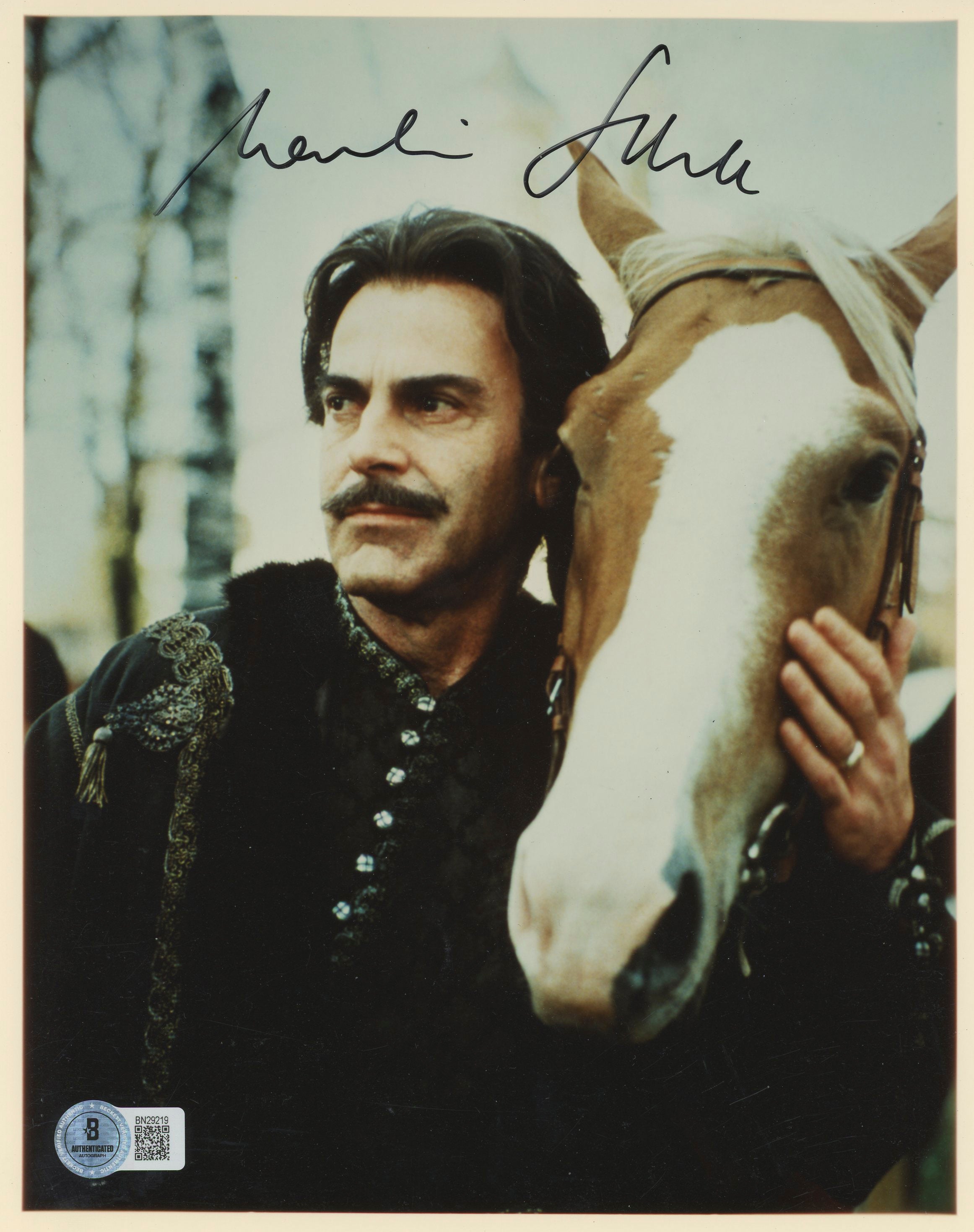 Maximilian Schell Peter the Great Authentic Signed 8x10 Photo BAS #BN29219