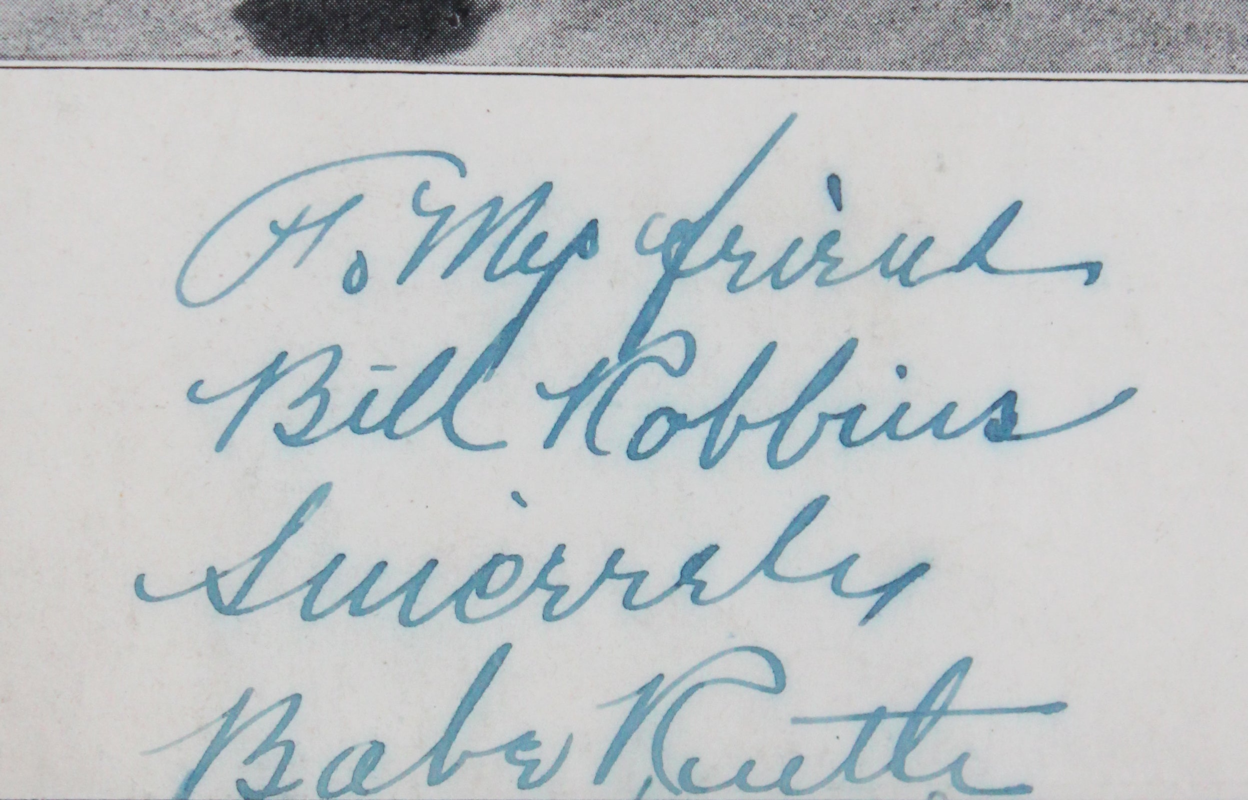 Yankees Babe Ruth "Sincerely" Signed & Framed 8x10.5 Magazine Page BAS #AE65714