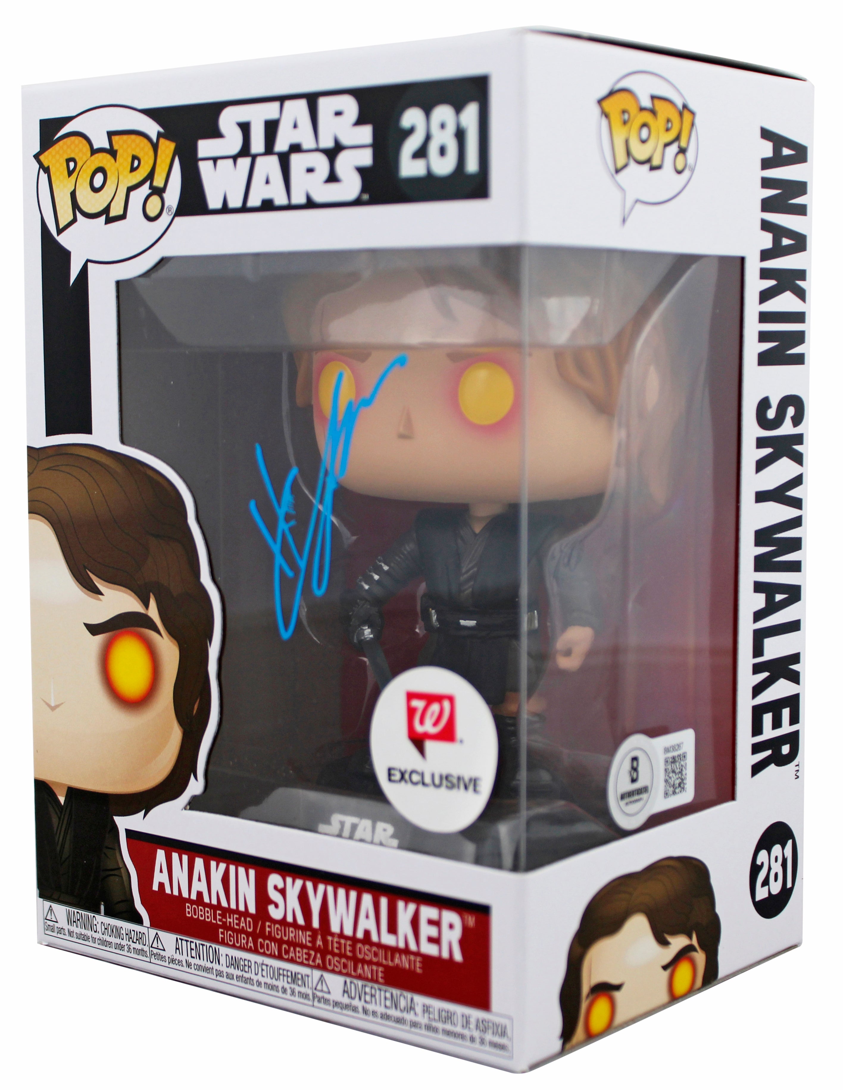 Hayden Christiansen Star Wars Authentic Signed #281 Funko Pop Vinyl Figure BAS