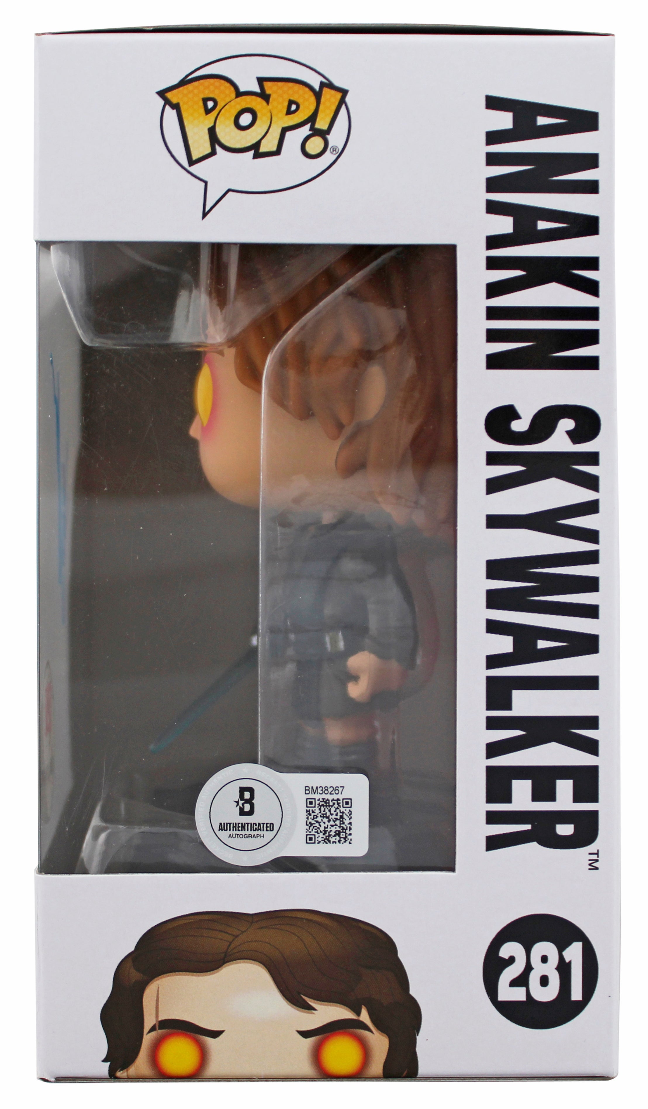 Hayden Christiansen Star Wars Authentic Signed #281 Funko Pop Vinyl Figure BAS