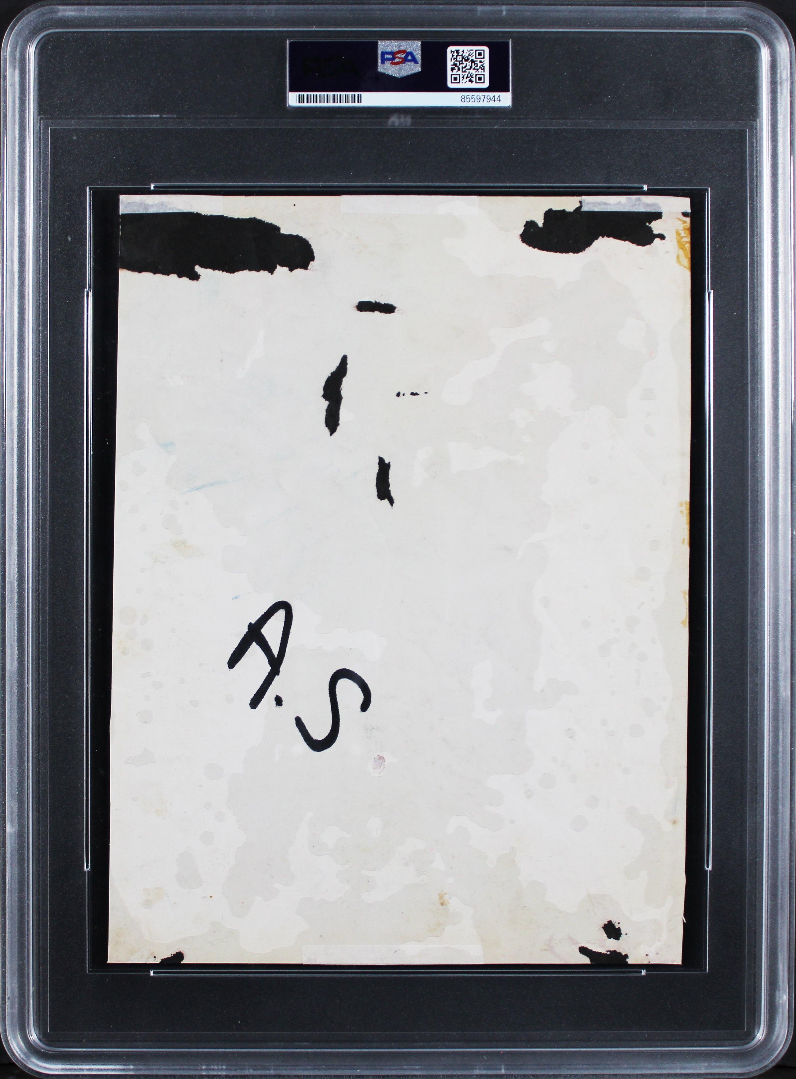 Yankees Lou Gehrig "Cordially" Authentic Signed 7x9.25 Type 1 Photo PSA Slabbed