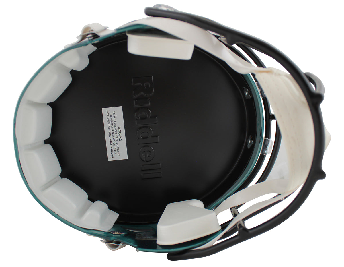 Eagles Brian Dawkins Signed Full Size Speed Rep Helmet W/ Case BAS Witnessed