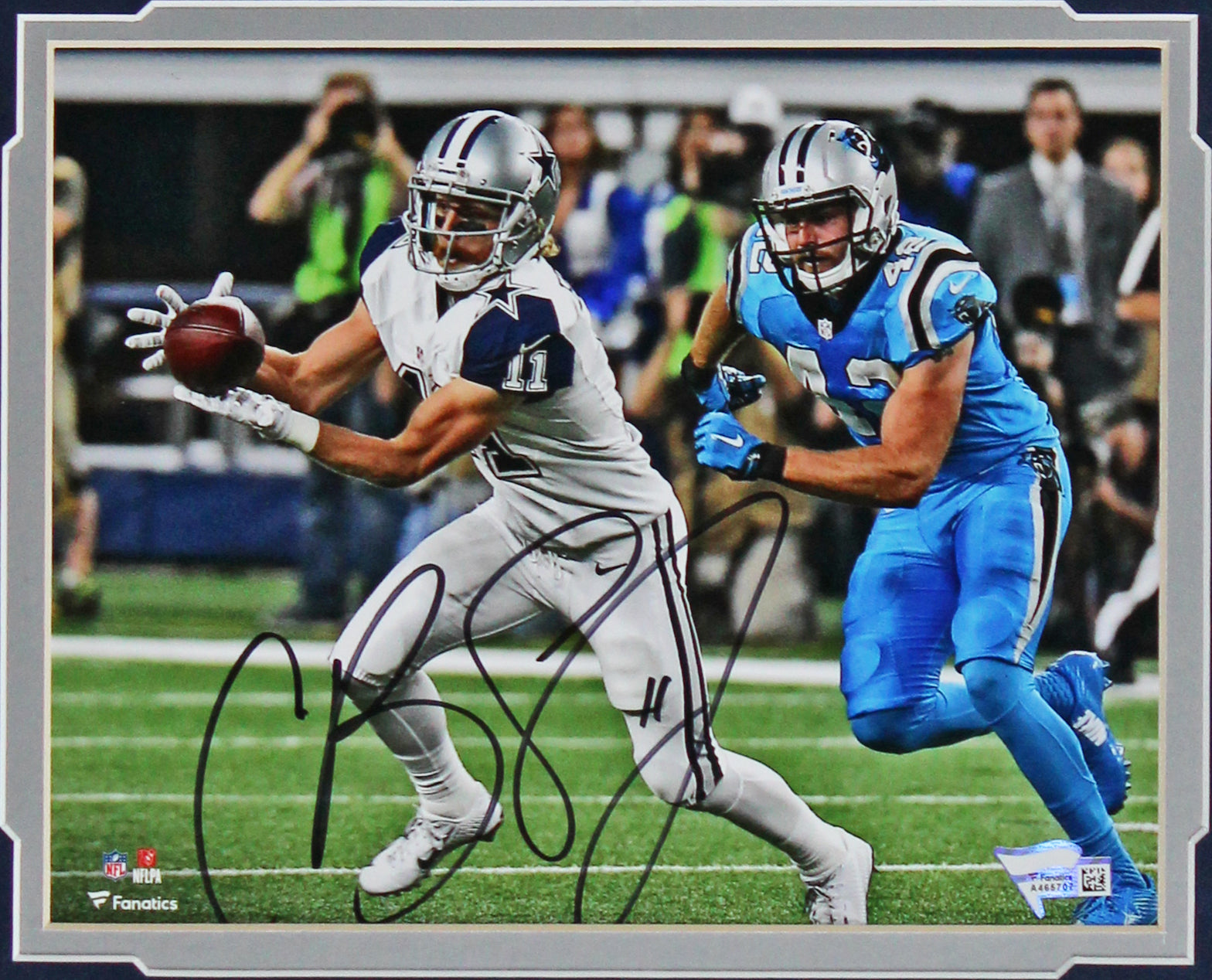 Cowboys Cole Beasley Authentic Signed 8x10 Framed Photo Fanatics #A465707