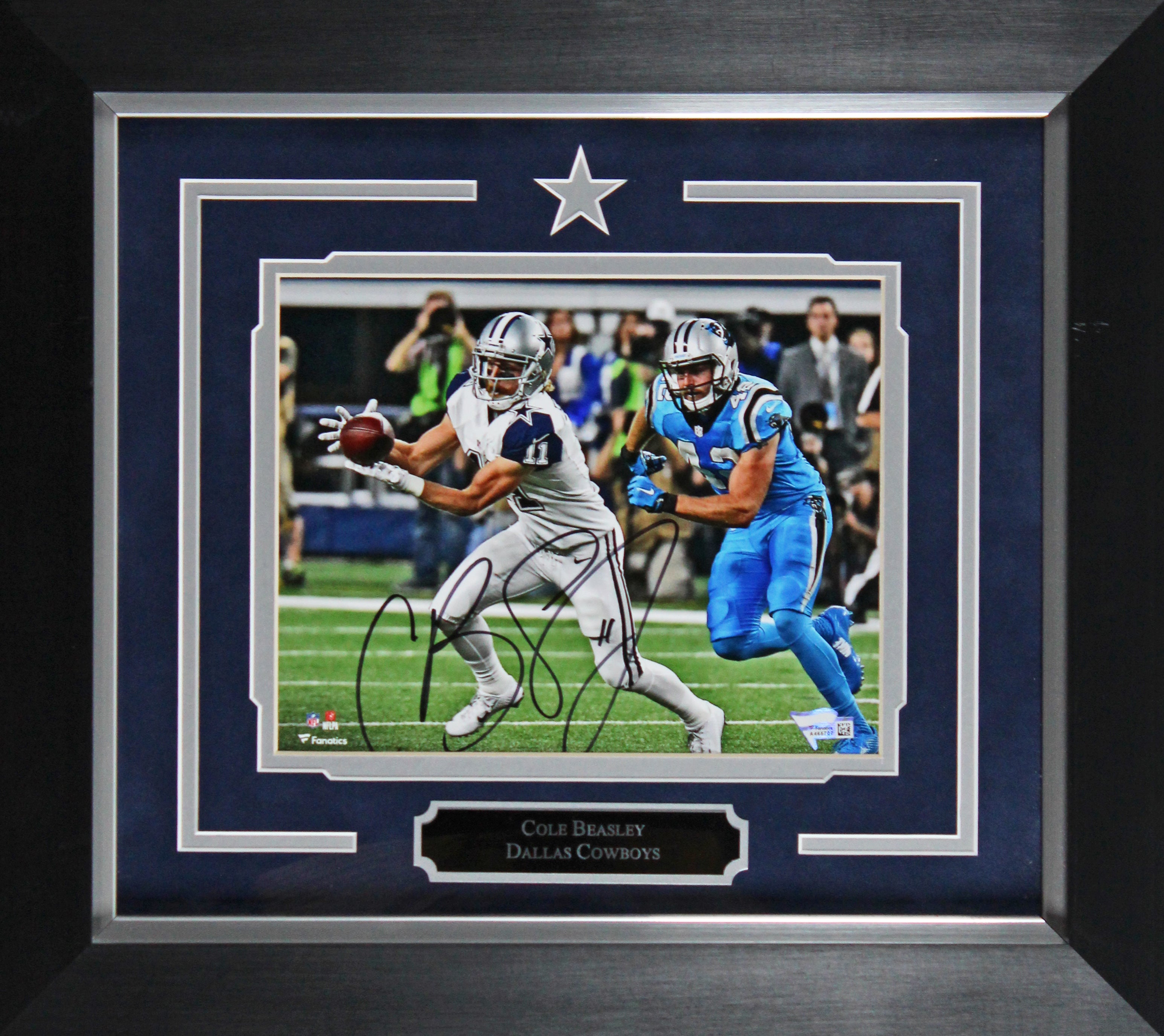 Cowboys Cole Beasley Authentic Signed 8x10 Framed Photo Fanatics #A465707