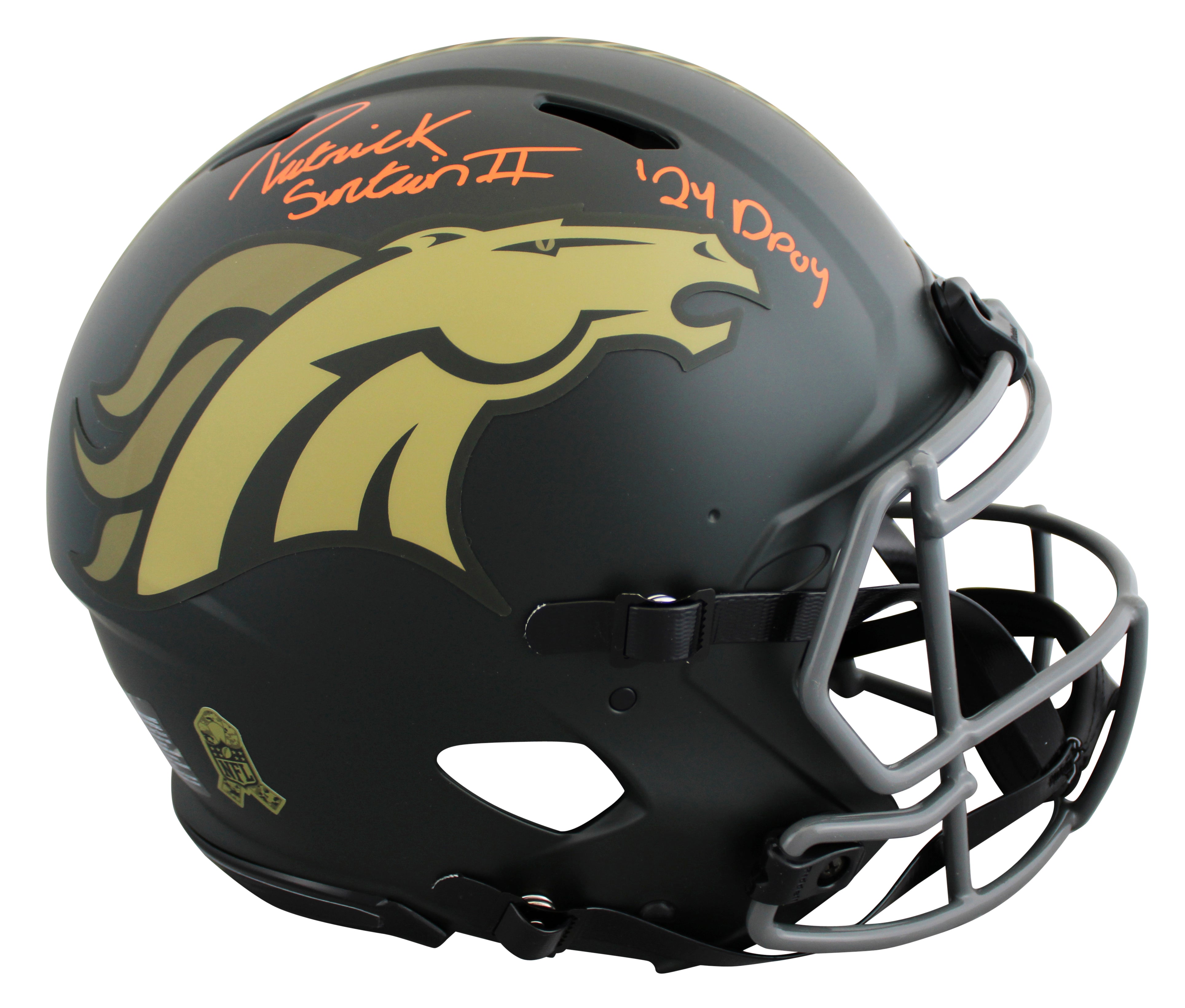 Patrick Surtain II "24 DPOY" Signed STS IV F/S Speed Proline Helmet W/ Case BAS