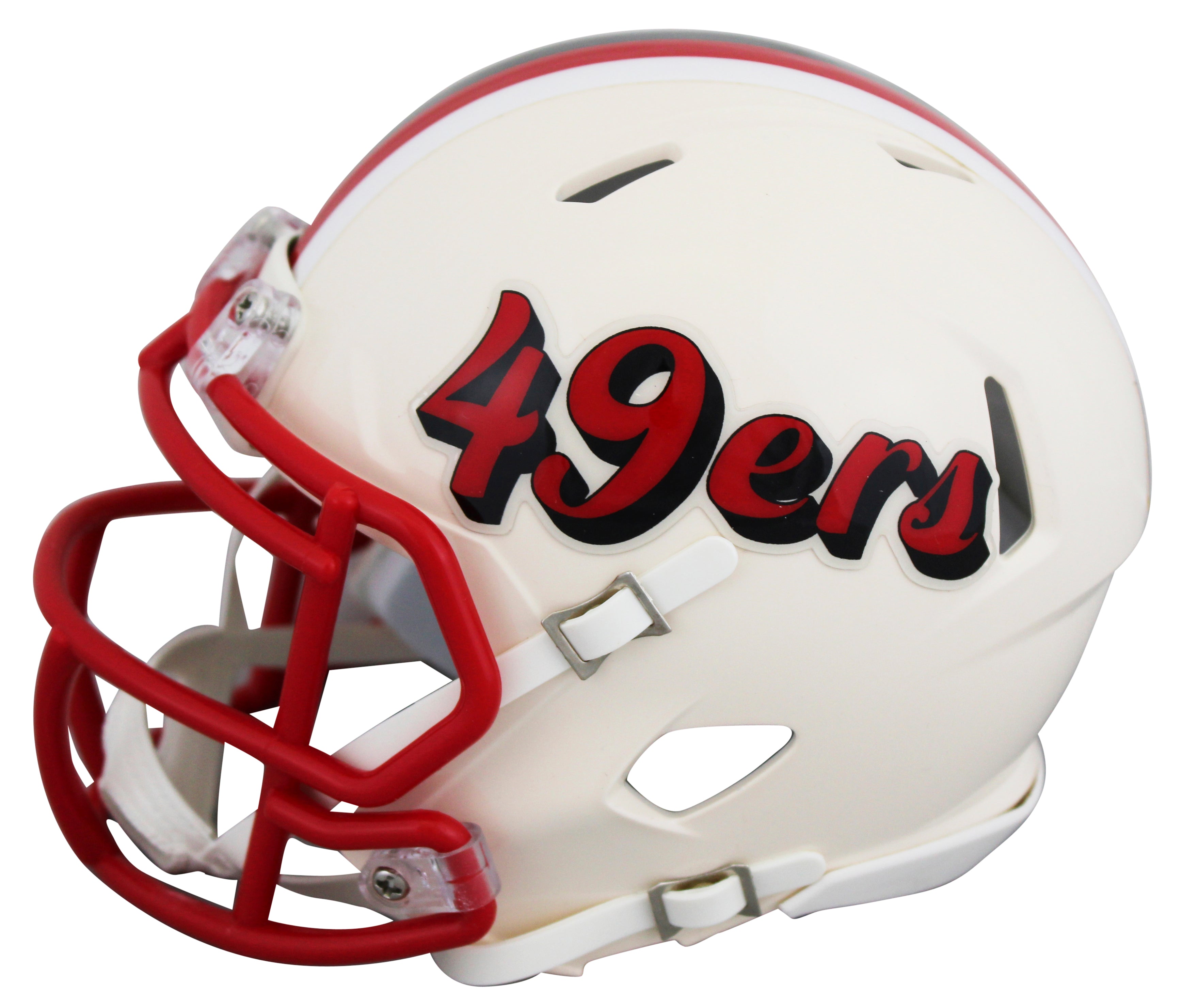 49ers Nick Bosa Authentic Signed Retro Speed Mini Helmet BAS Witnessed