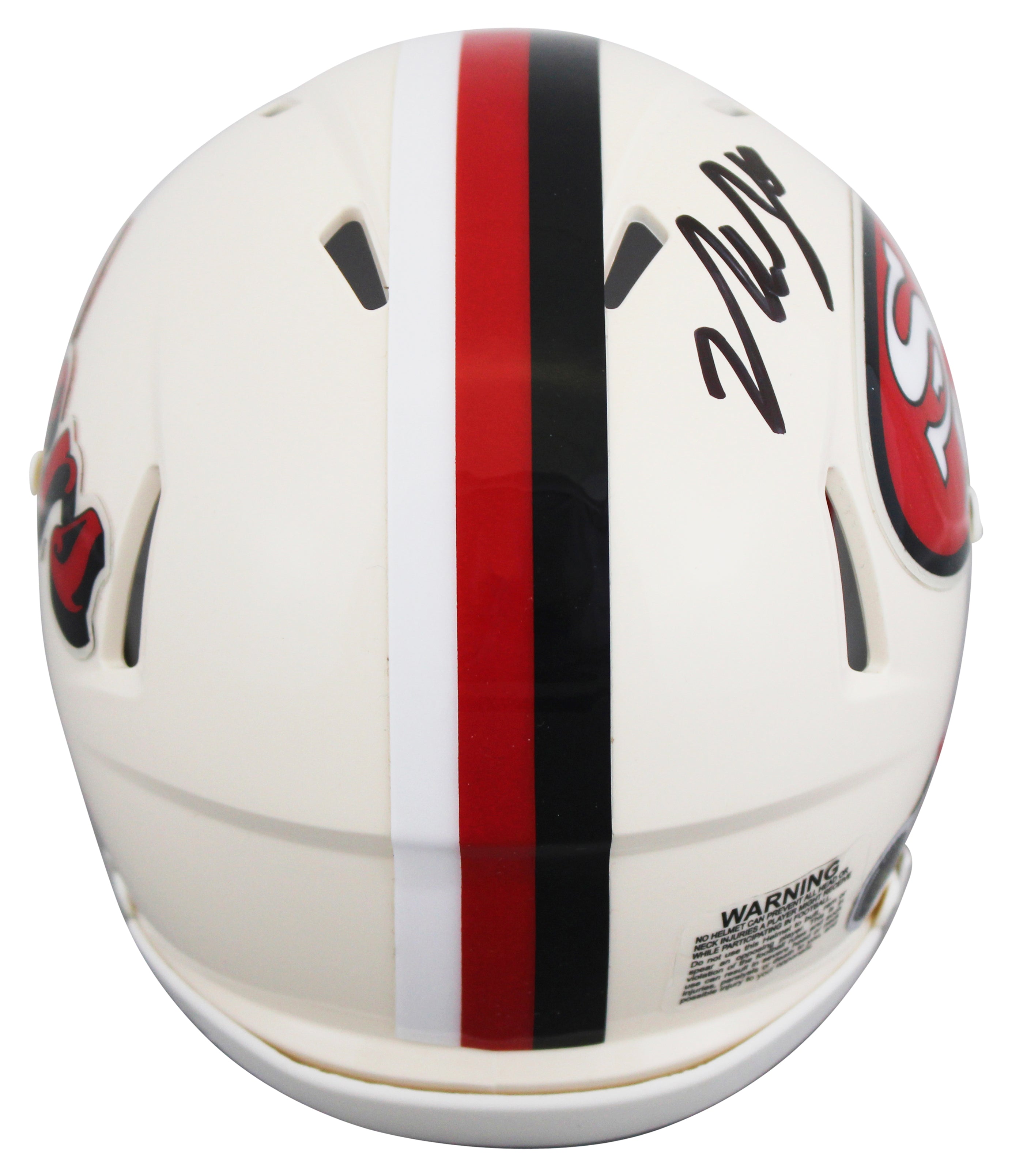 49ers Nick Bosa Authentic Signed Retro Speed Mini Helmet BAS Witnessed