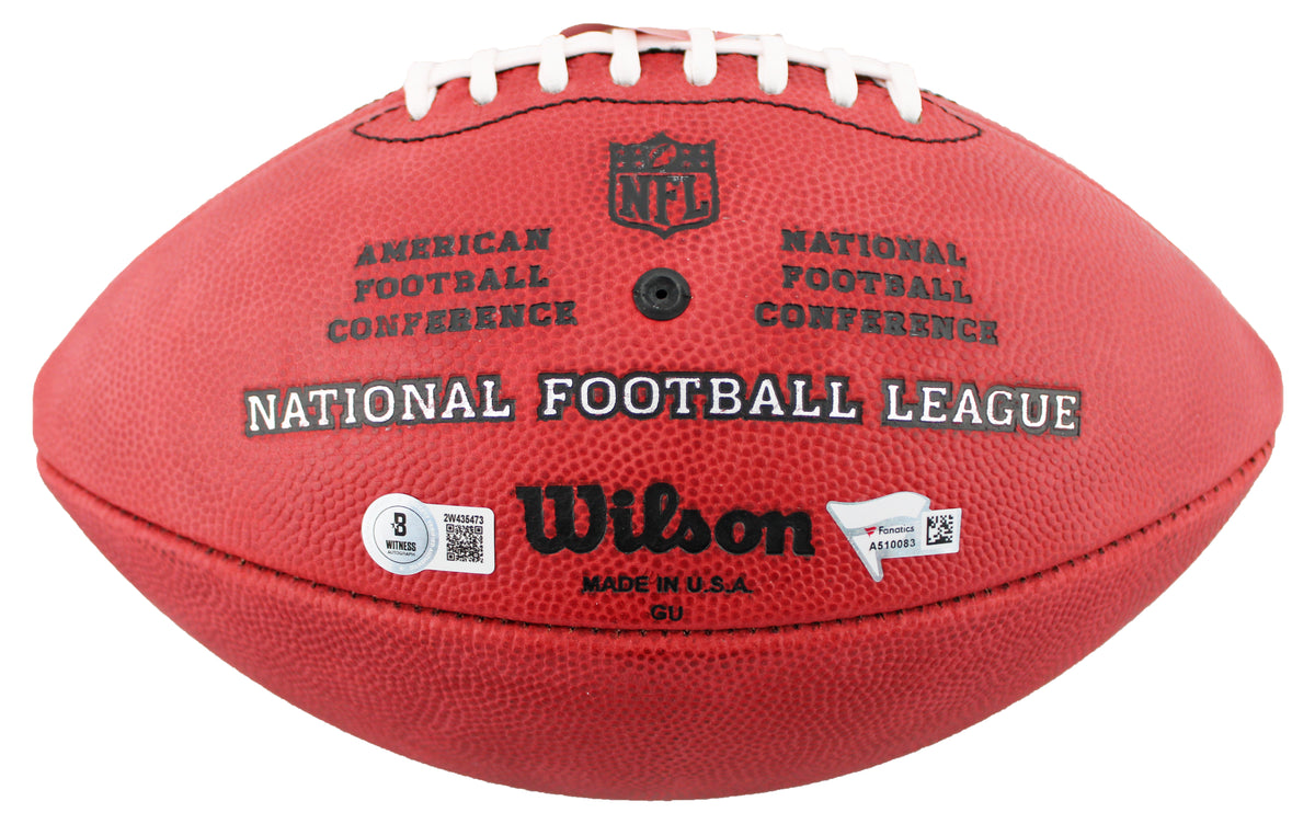 Patrick Mahomes & Travis Kelce Signed Official "The Duke" Nfl Football BAS & Fan
